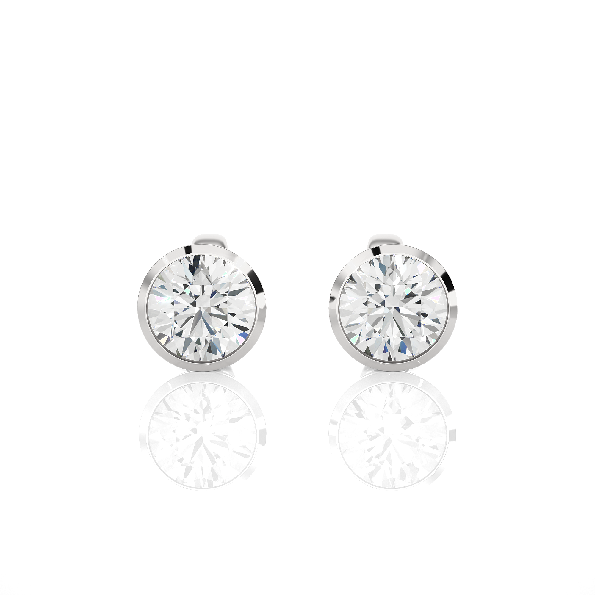 Buy 1.18Ct Natural Diamond Stud Earrings | Solitairekart