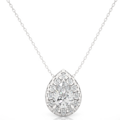 0.80 Carat H Color VS1 Clarity Diamond Studded Natural Diamond Pendant