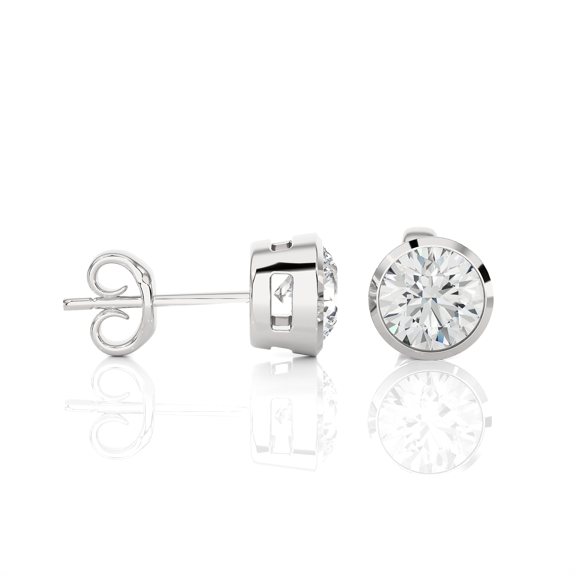 Buy 1.18Ct Natural Diamond Stud Earrings | Solitairekart