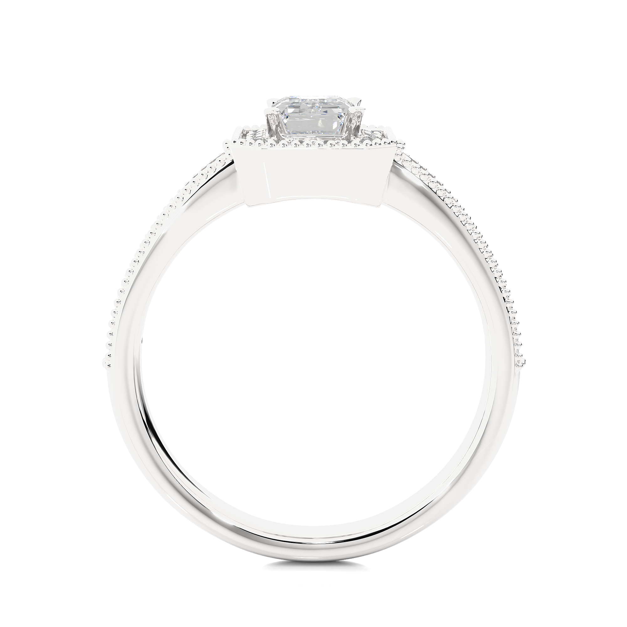 1.07 Carat G Color VS1 Clarity Diamond Studded Natural Diamond Ring.