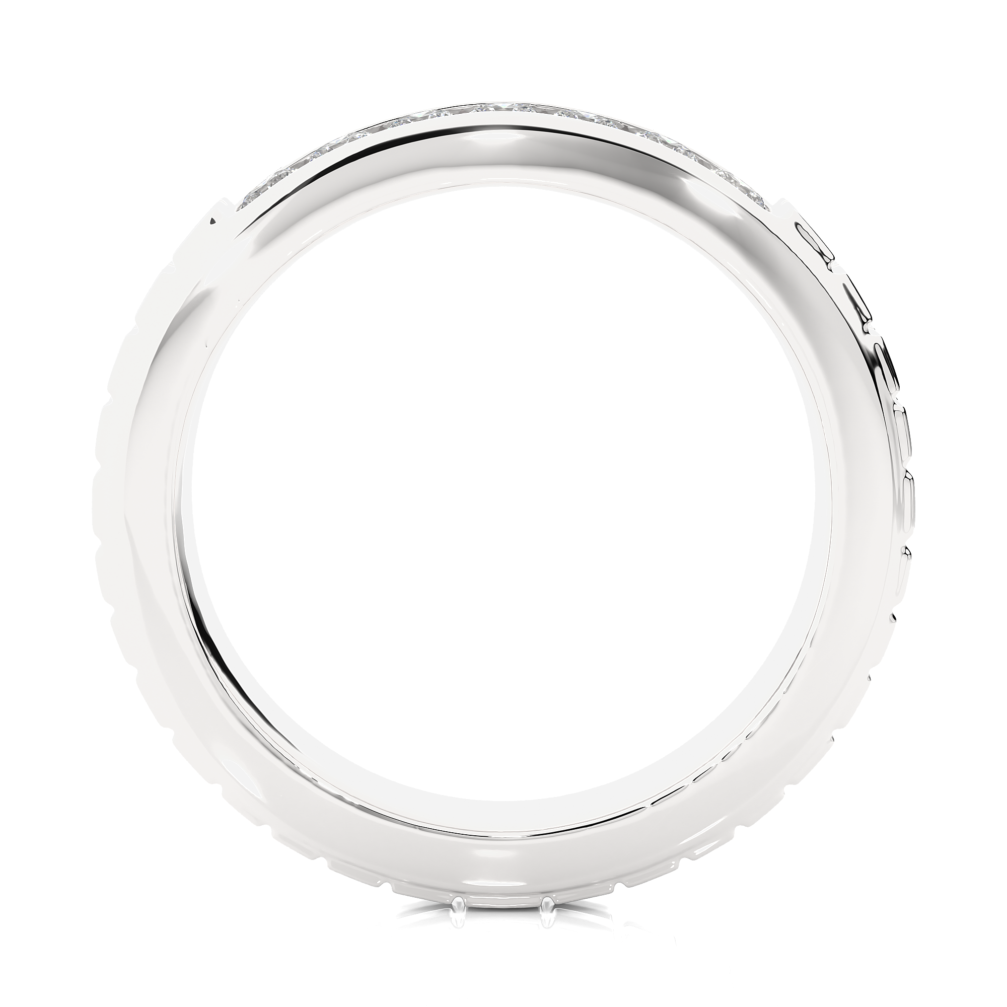 0.82 Carat IJ Color VS1 Clarity Diamond Studded Natural Diamond Ring.