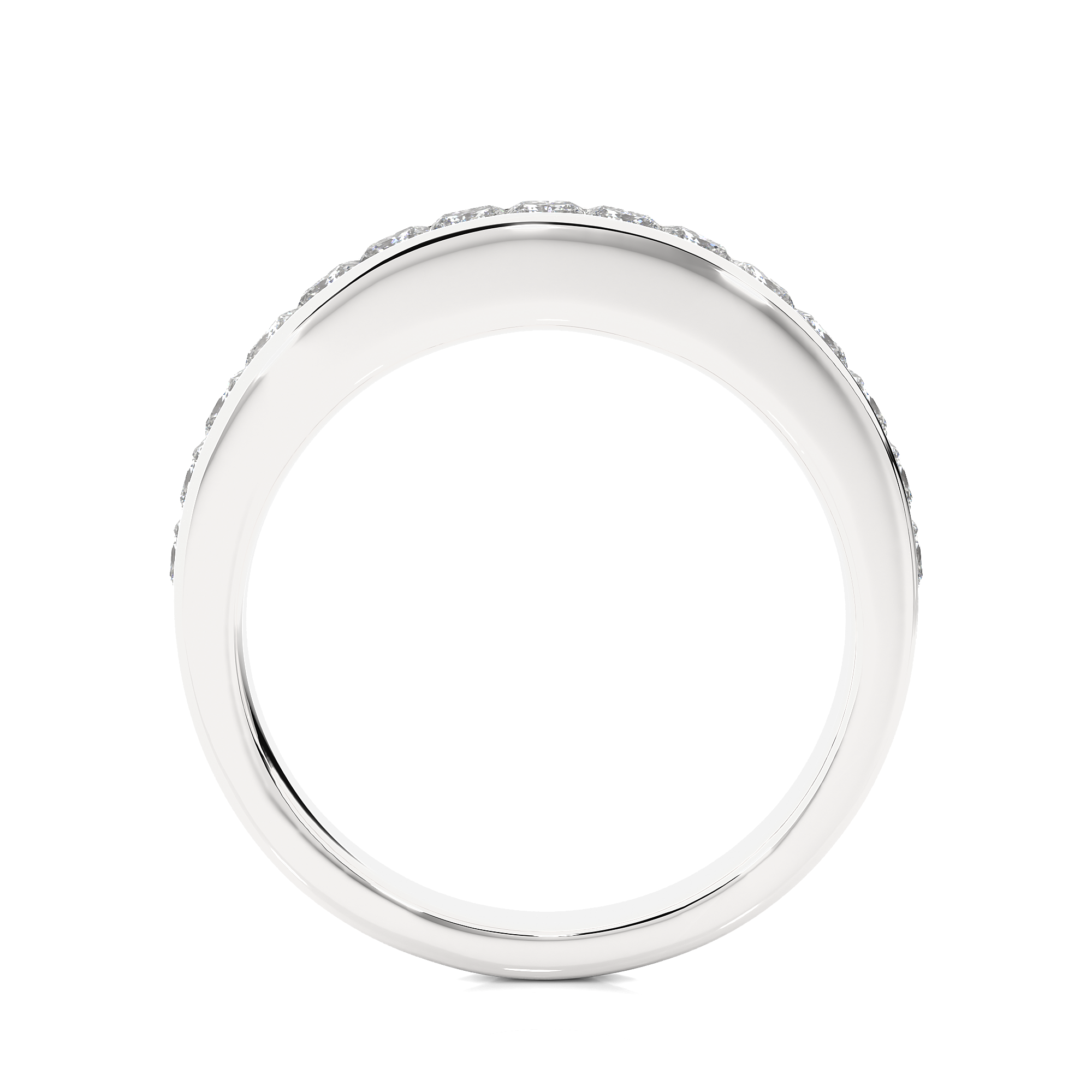 0.98 Carat SI Color VS1 Clarity Diamond Studded Natural Diamond Ring.