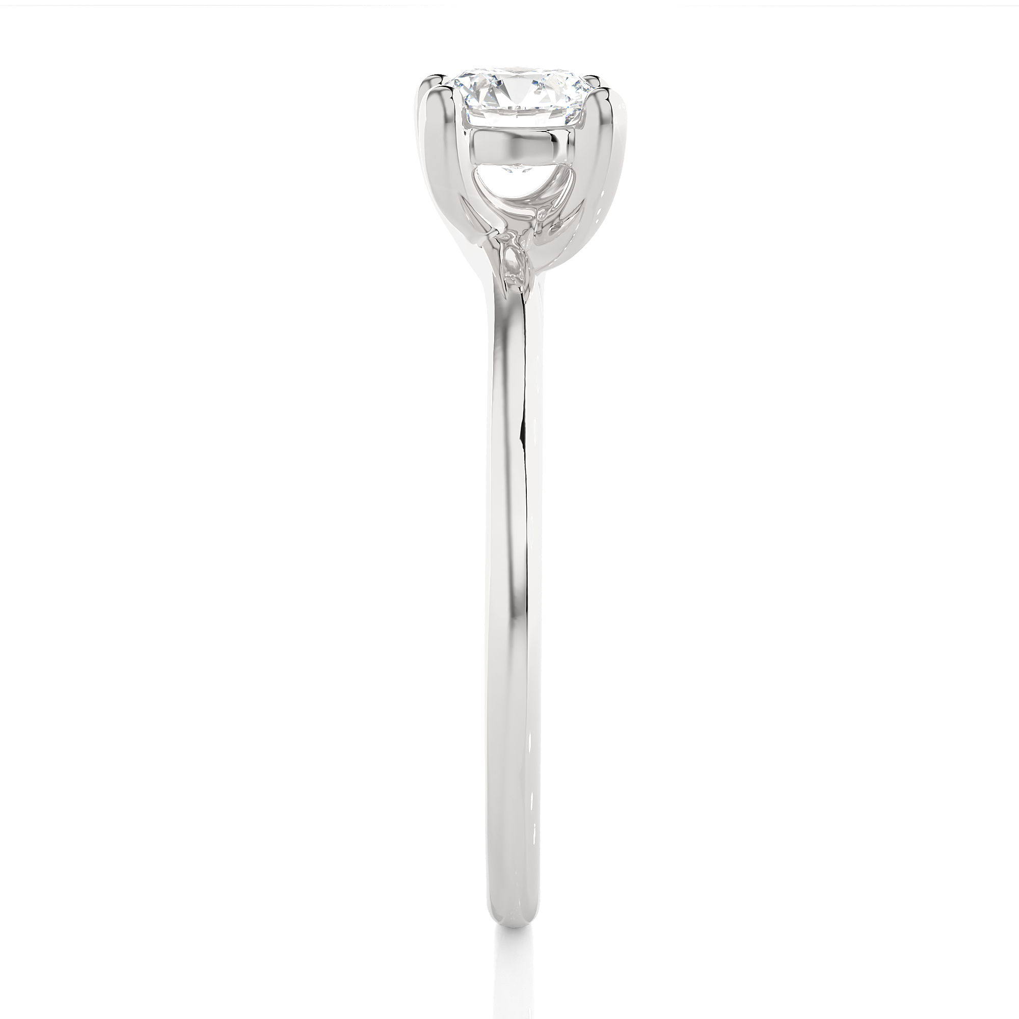 0.53 Carat G Color VS1 Clarity Diamond Studded Natural Diamond Ring.