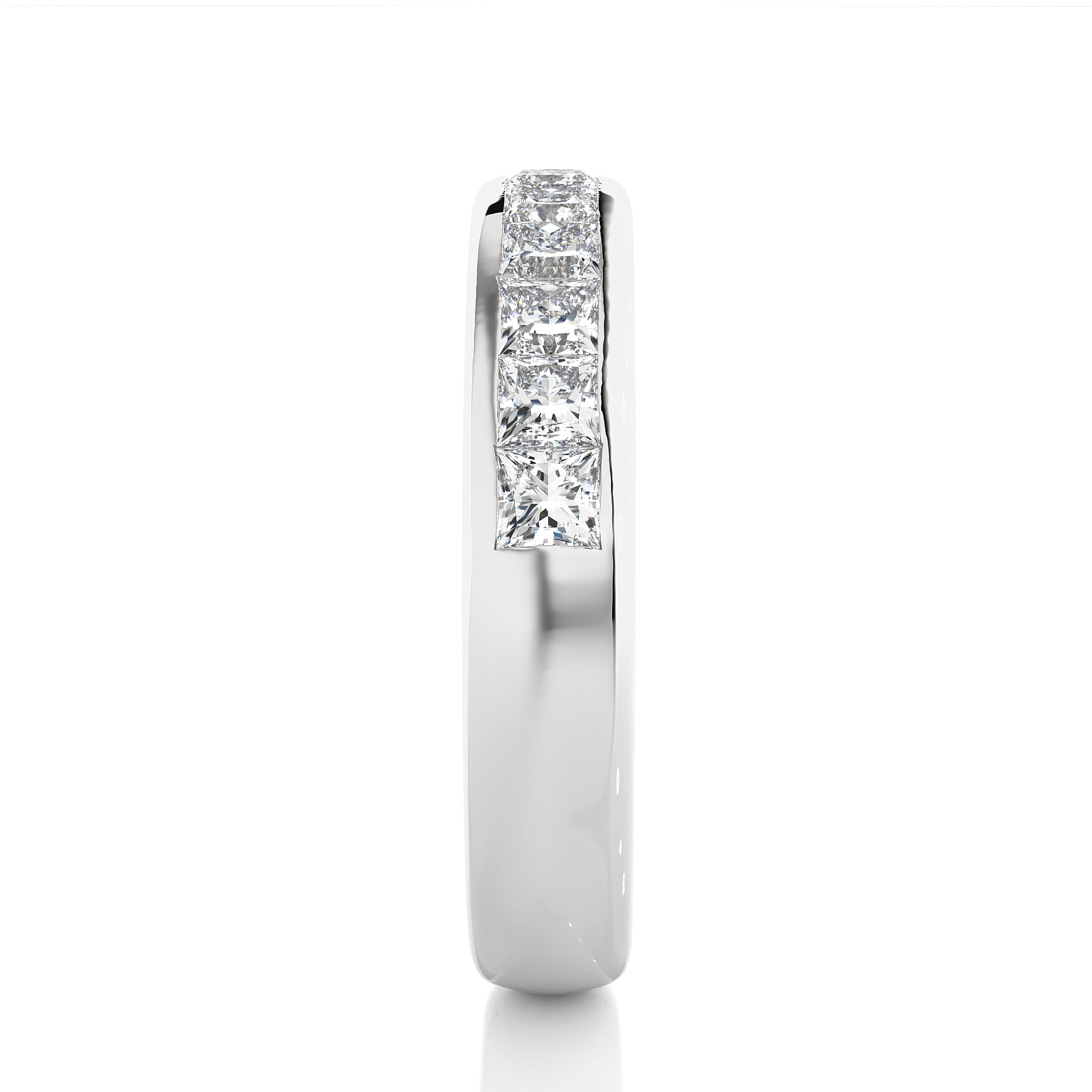 0.55 Carat G Color VS1 Clarity Diamond Studded Natural Diamond Ring.