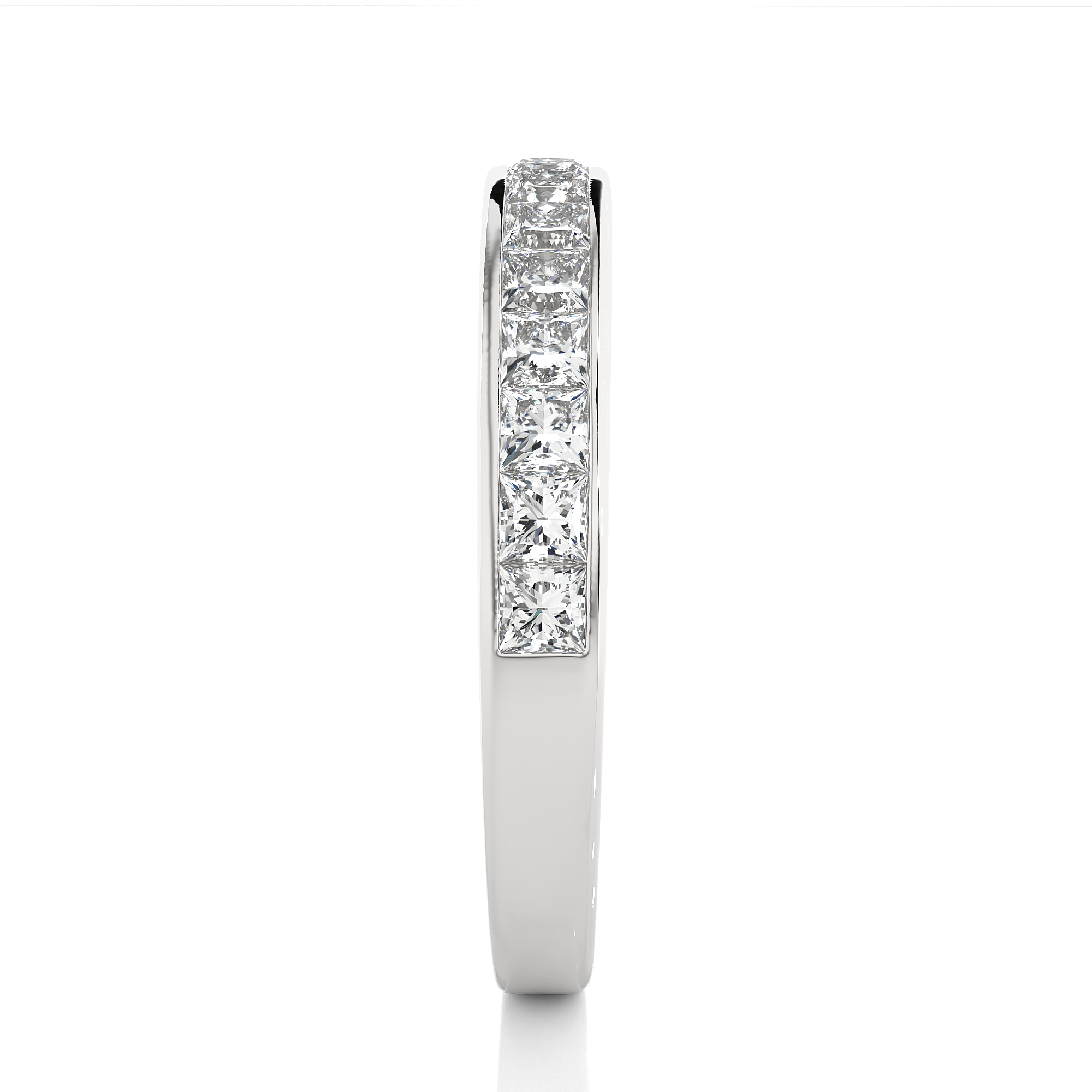 0.98 Carat SI Color VS1 Clarity Diamond Studded Natural Diamond Ring.