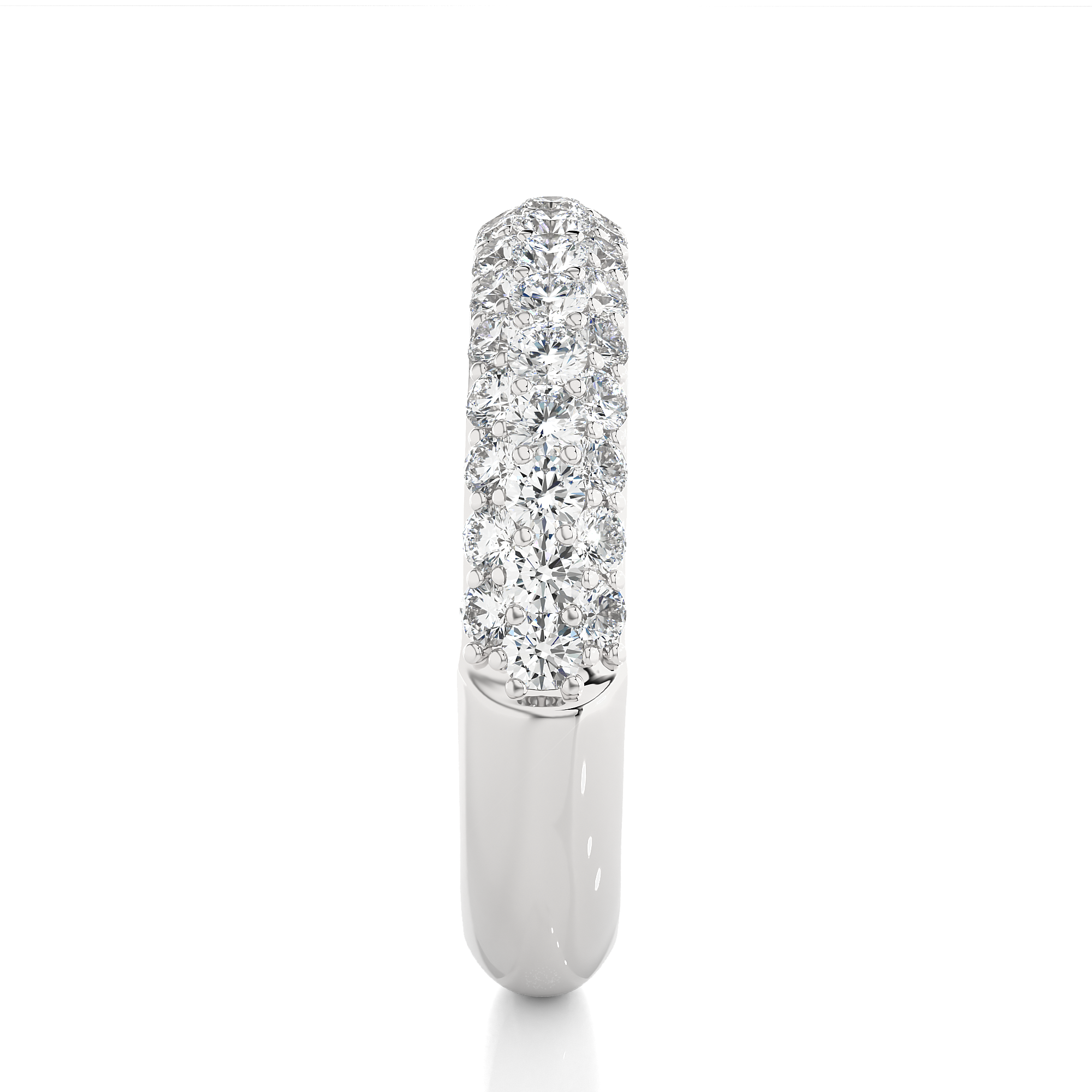 0.93 Carat HI Color VS1 Clarity Diamond Studded Natural Diamond Ring.