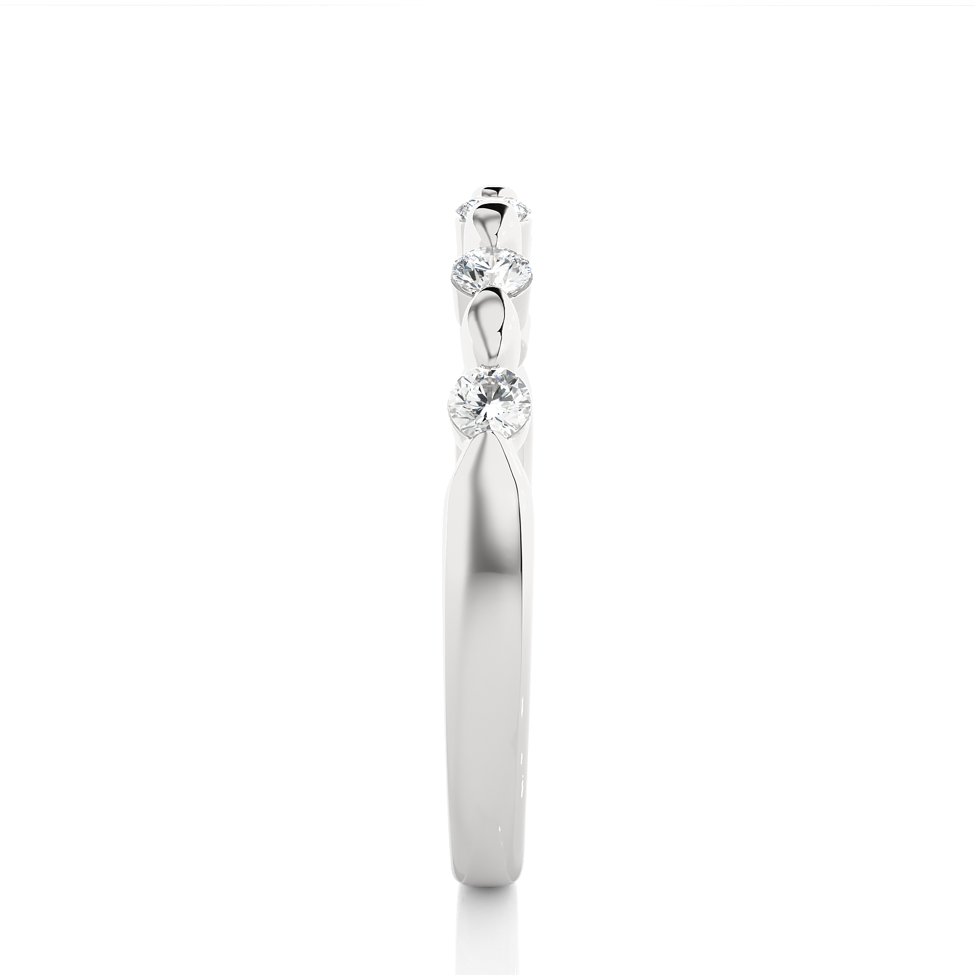 0.26 Carat H Color VS1 Clarity Diamond Studded Natural Diamond Ring.