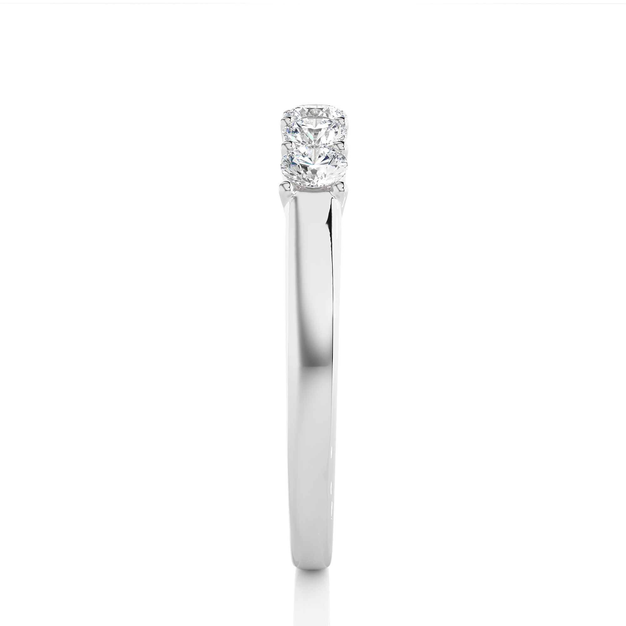 0.51 Carat HI Color VS1 Clarity Diamond Studded Natural Diamond Ring.