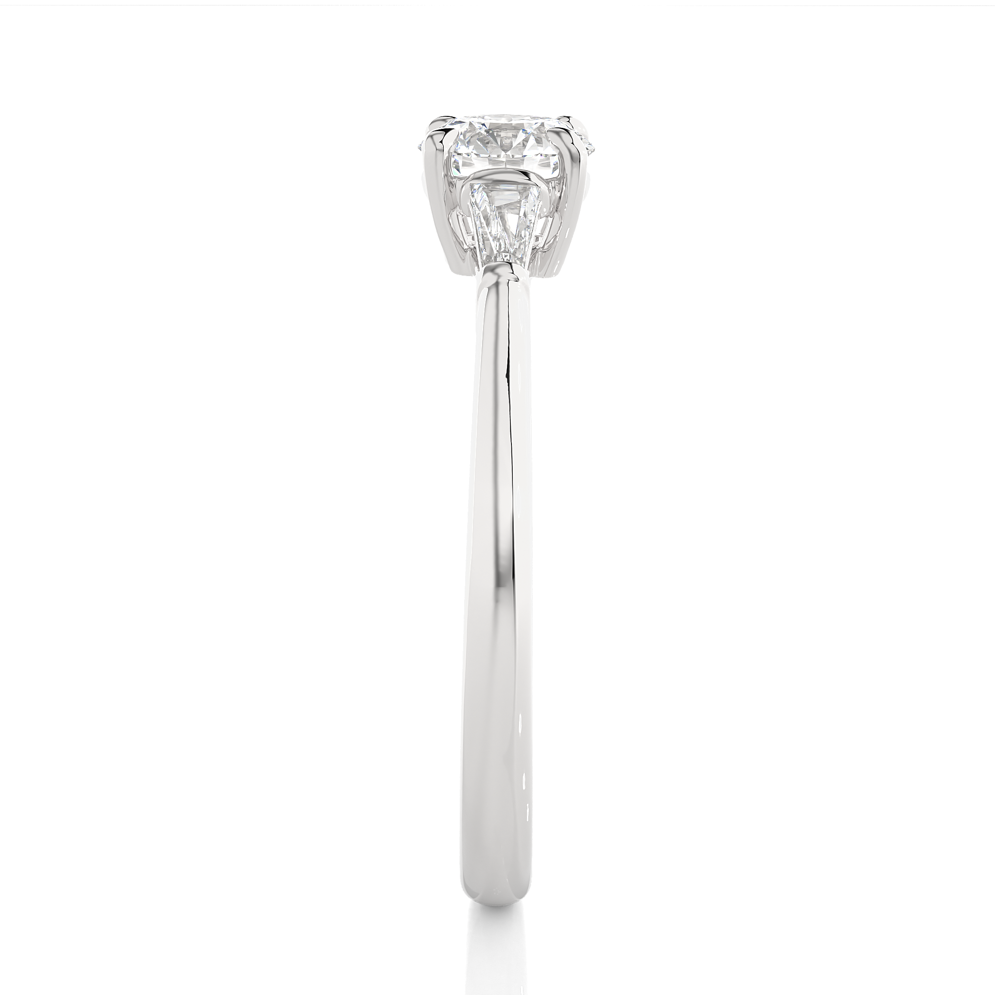 0.93 Carat G Color VS1 Clarity Diamond Studded Natural Diamond Ring.