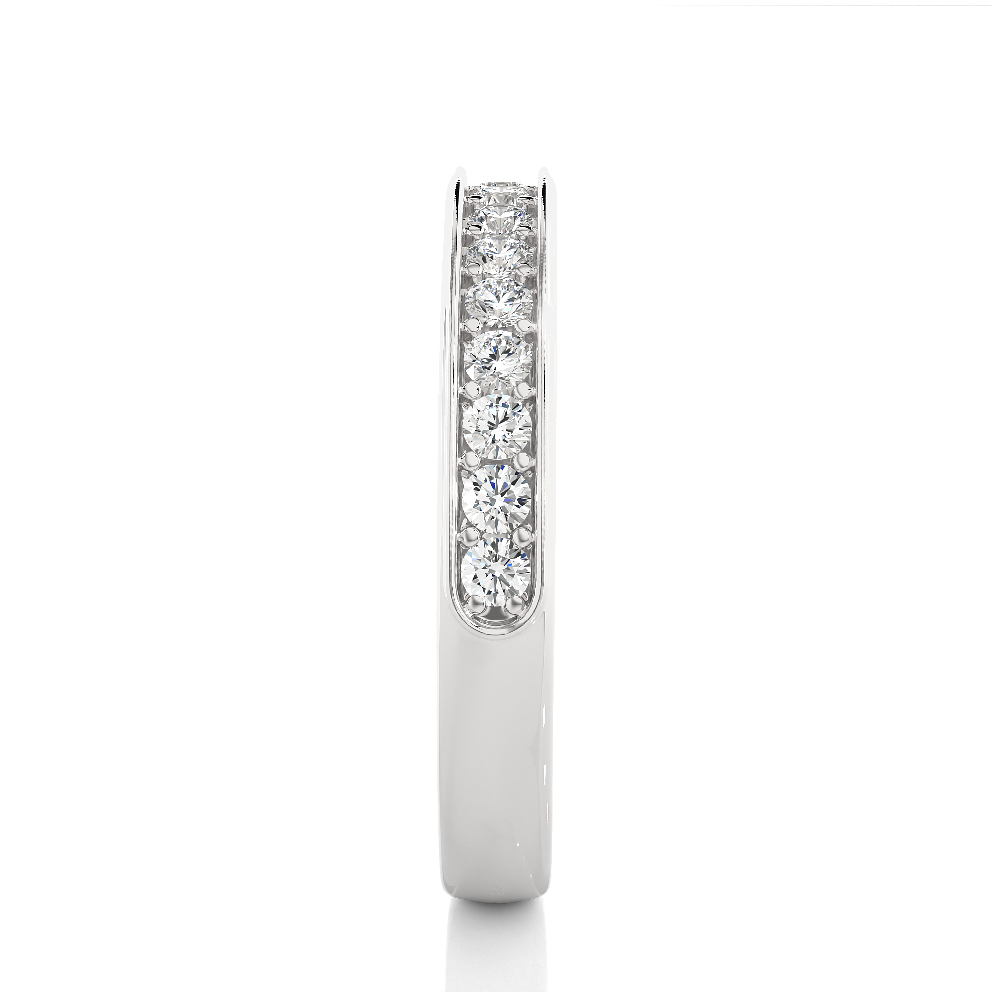 0.41 Carat HI Color VS1 Clarity Diamond Studded Natural Diamond Ring.