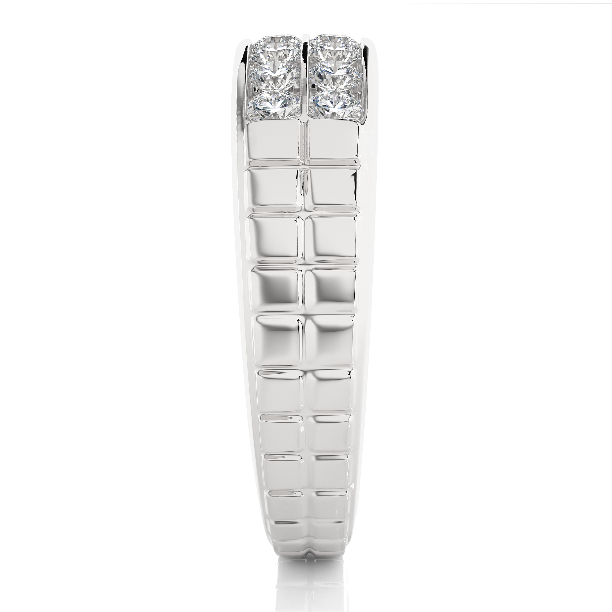 0.82 Carat IJ Color VS1 Clarity Diamond Studded Natural Diamond Ring.