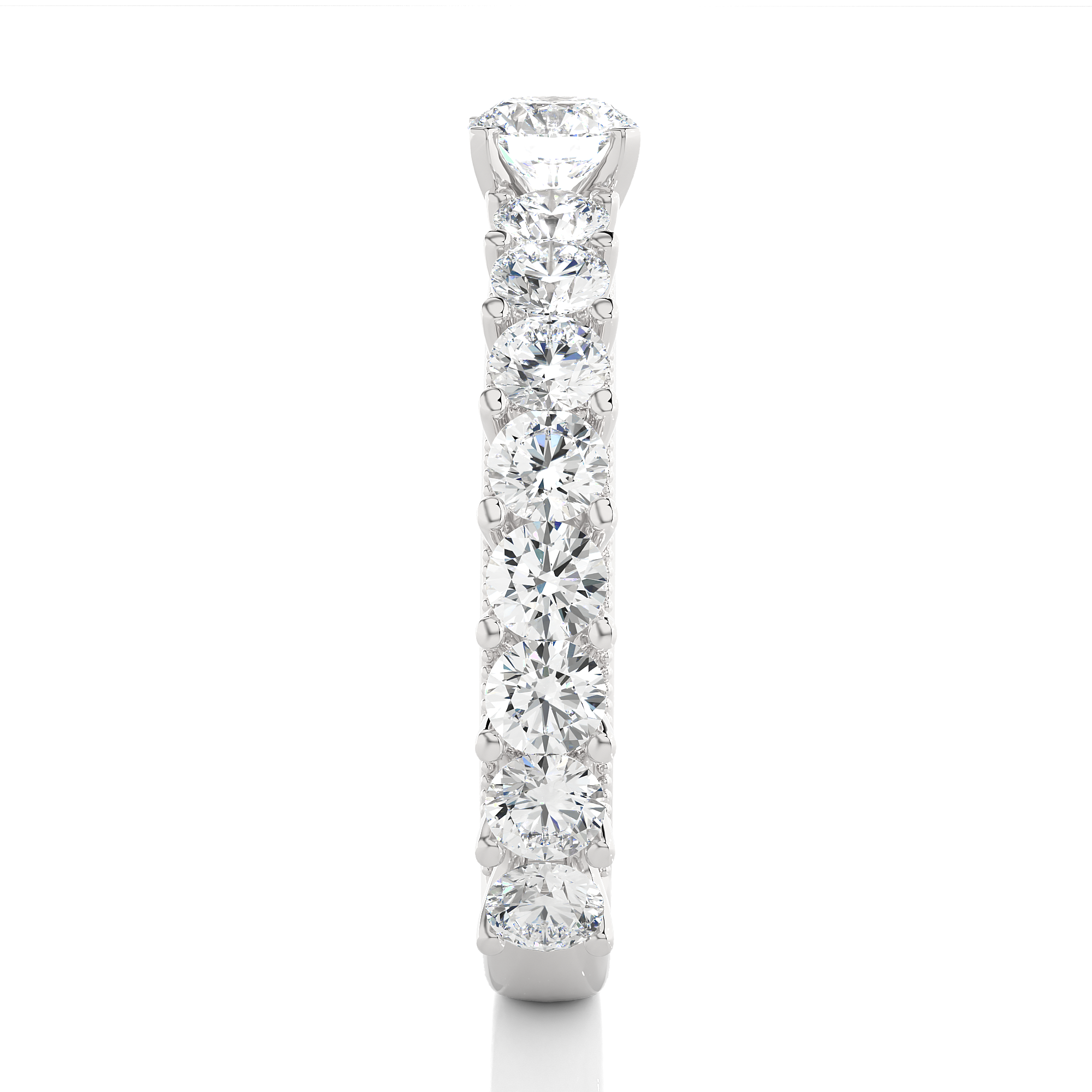 2.53 Carat H Color VS1 Clarity Diamond Studded Natural Diamond Ring.