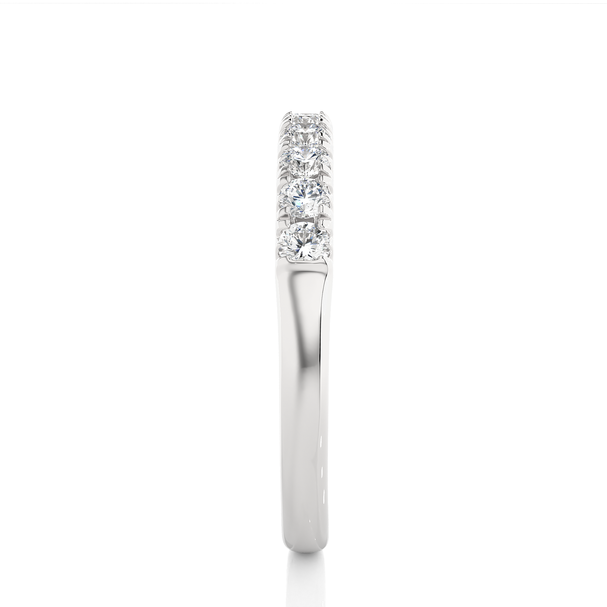 0.47 Carat HI Color VS1 Clarity Diamond Studded Natural Diamond Ring.