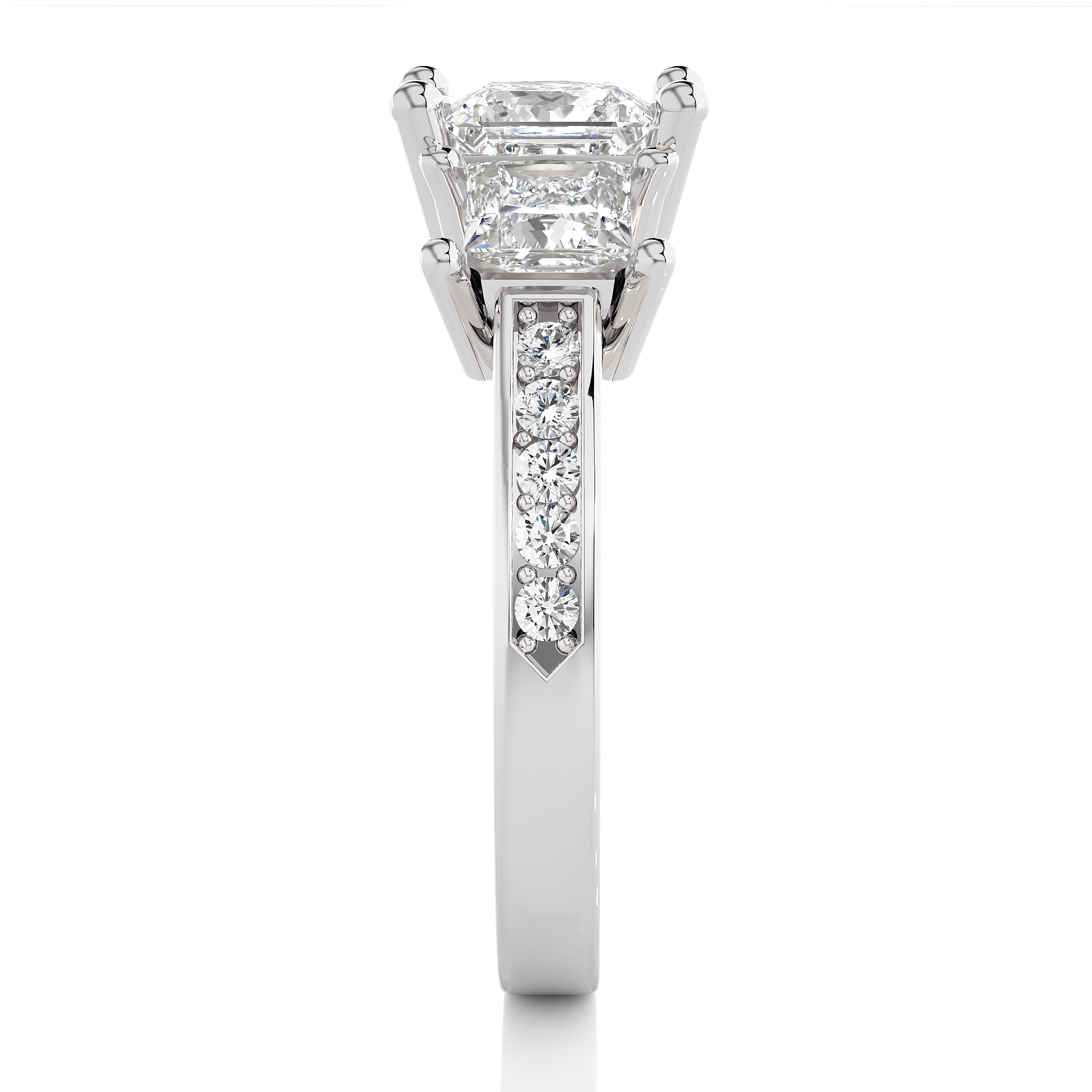 2.19 Carat G Color VS1 Clarity Diamond Studded Natural Diamond Ring.