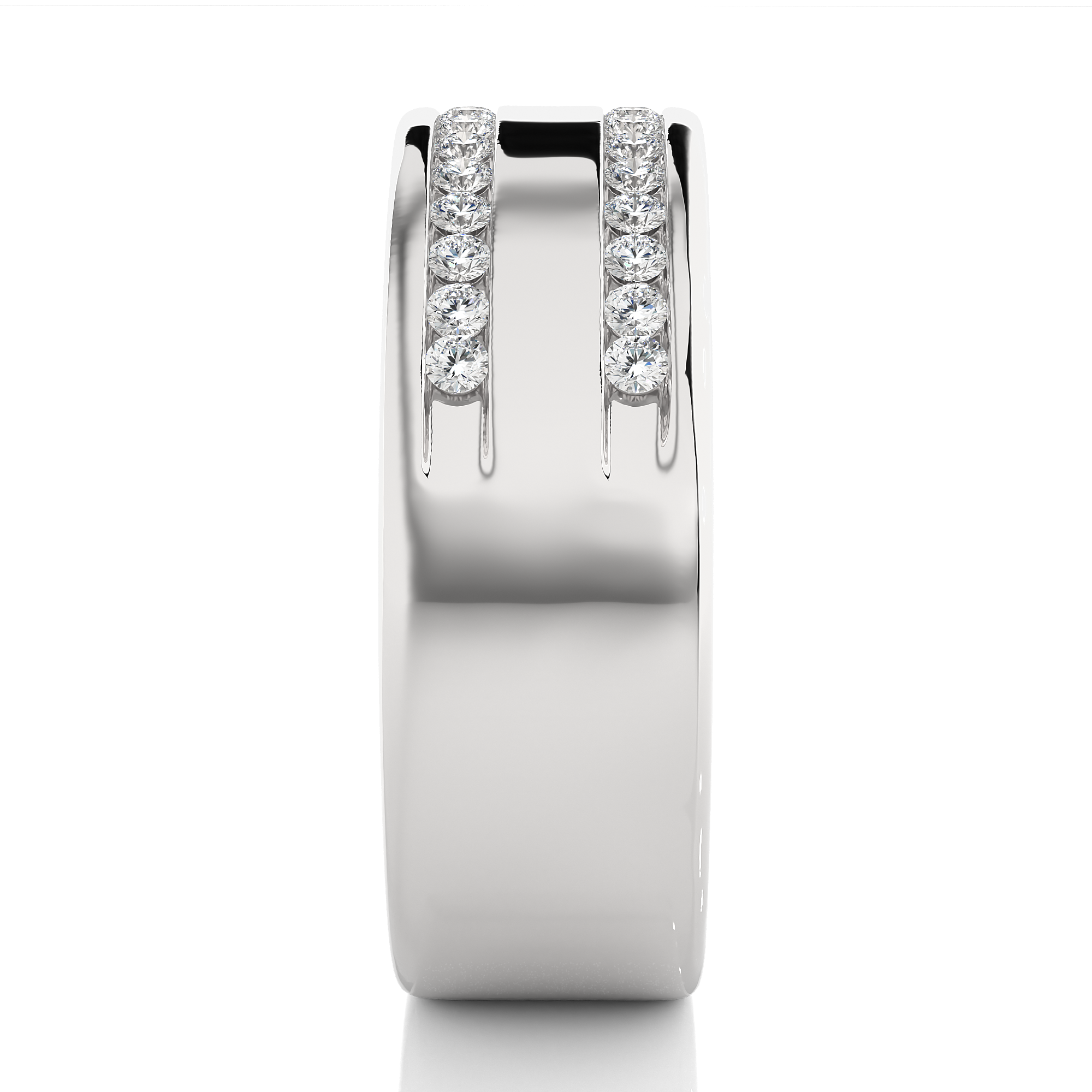 0.46 Carat H Color VS1 Clarity Diamond Studded Natural Diamond Ring.