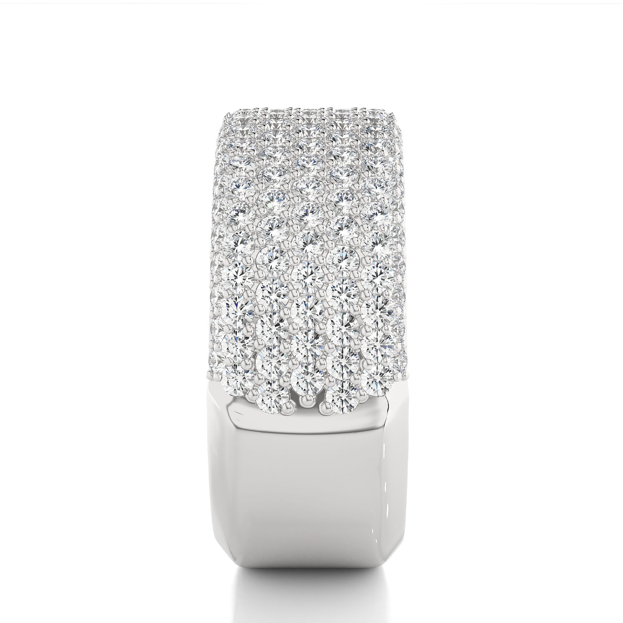 1.93 Carat HI Color VS1 Clarity Diamond Studded Natural Diamond Ring.