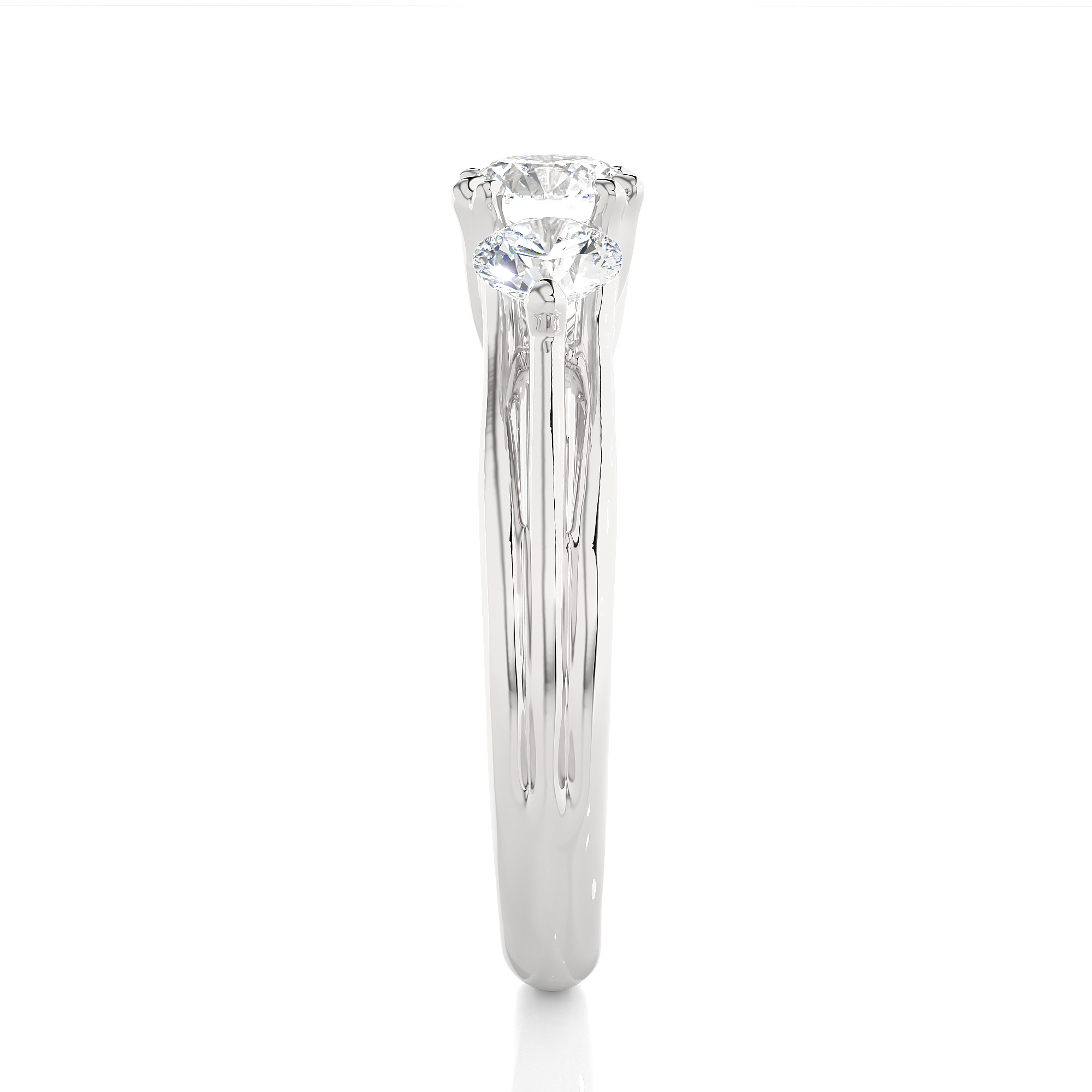 1.39 Carat G Color VS1 Clarity Diamond Studded Natural Diamond Ring.