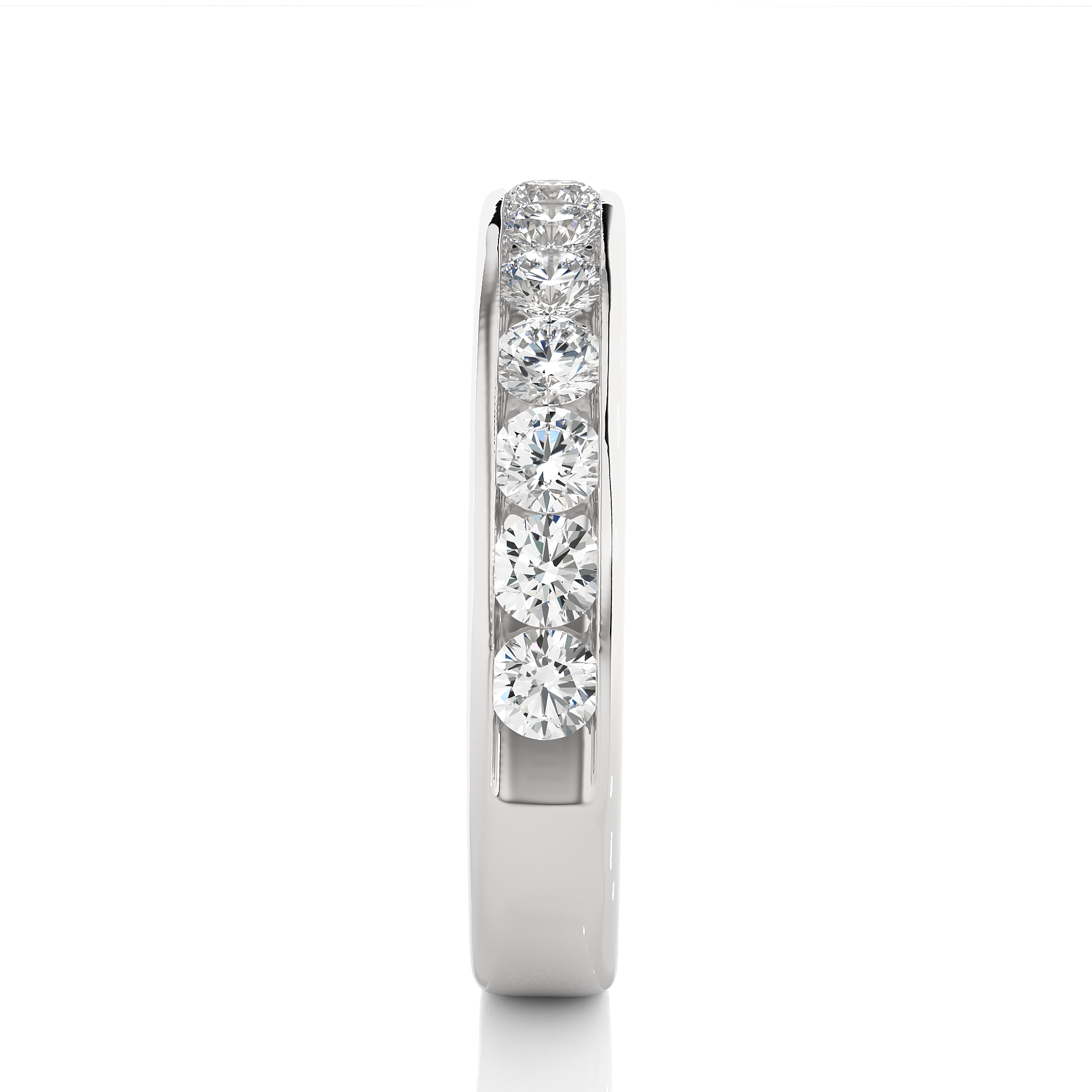 0.96 Carat HI Color VS1 Clarity Diamond Studded Natural Diamond Ring.