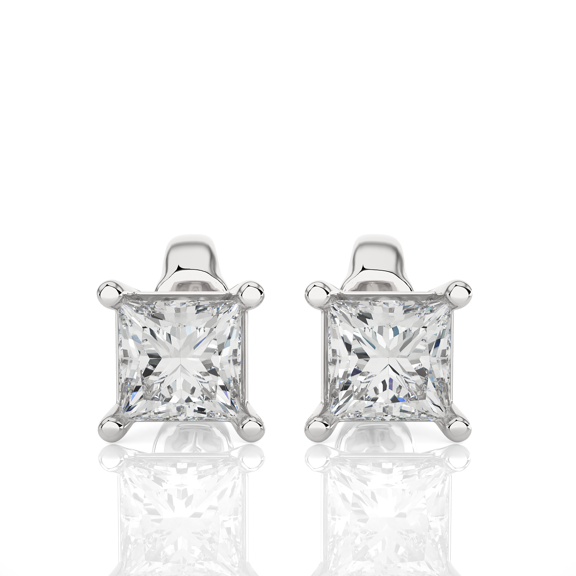 Buy 1Ct Natural Diamond Stud Earrings | Solitairekart