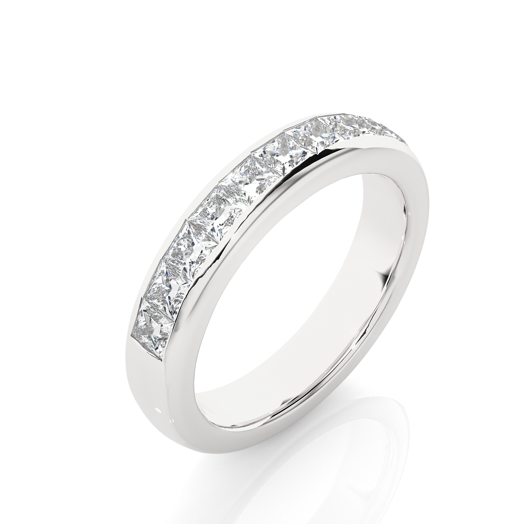 0.55 Carat G Color VS1 Clarity Diamond Studded Natural Diamond Ring.