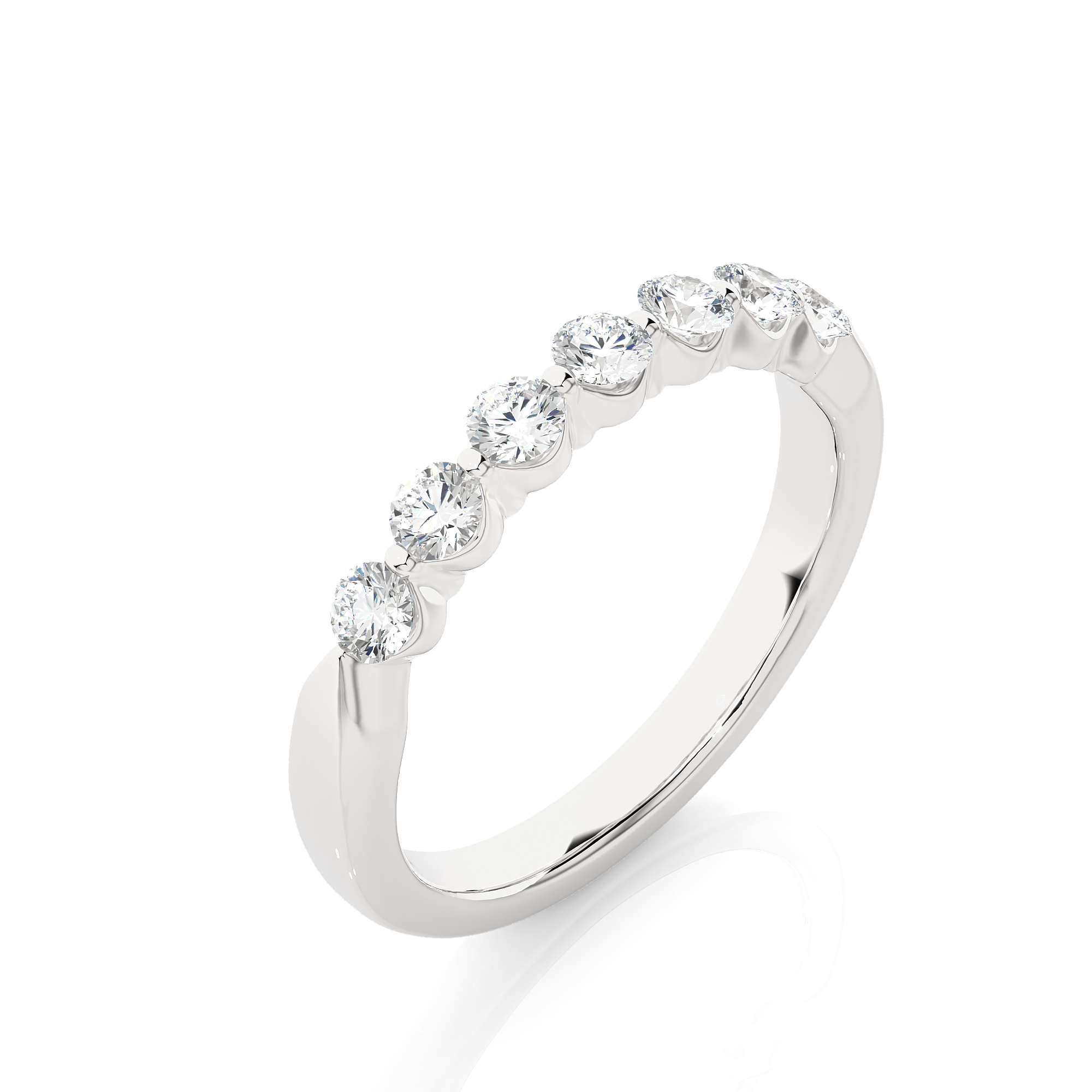 0.52 Carat IJ Color VS1 Clarity Diamond Studded Natural Diamond Ring.