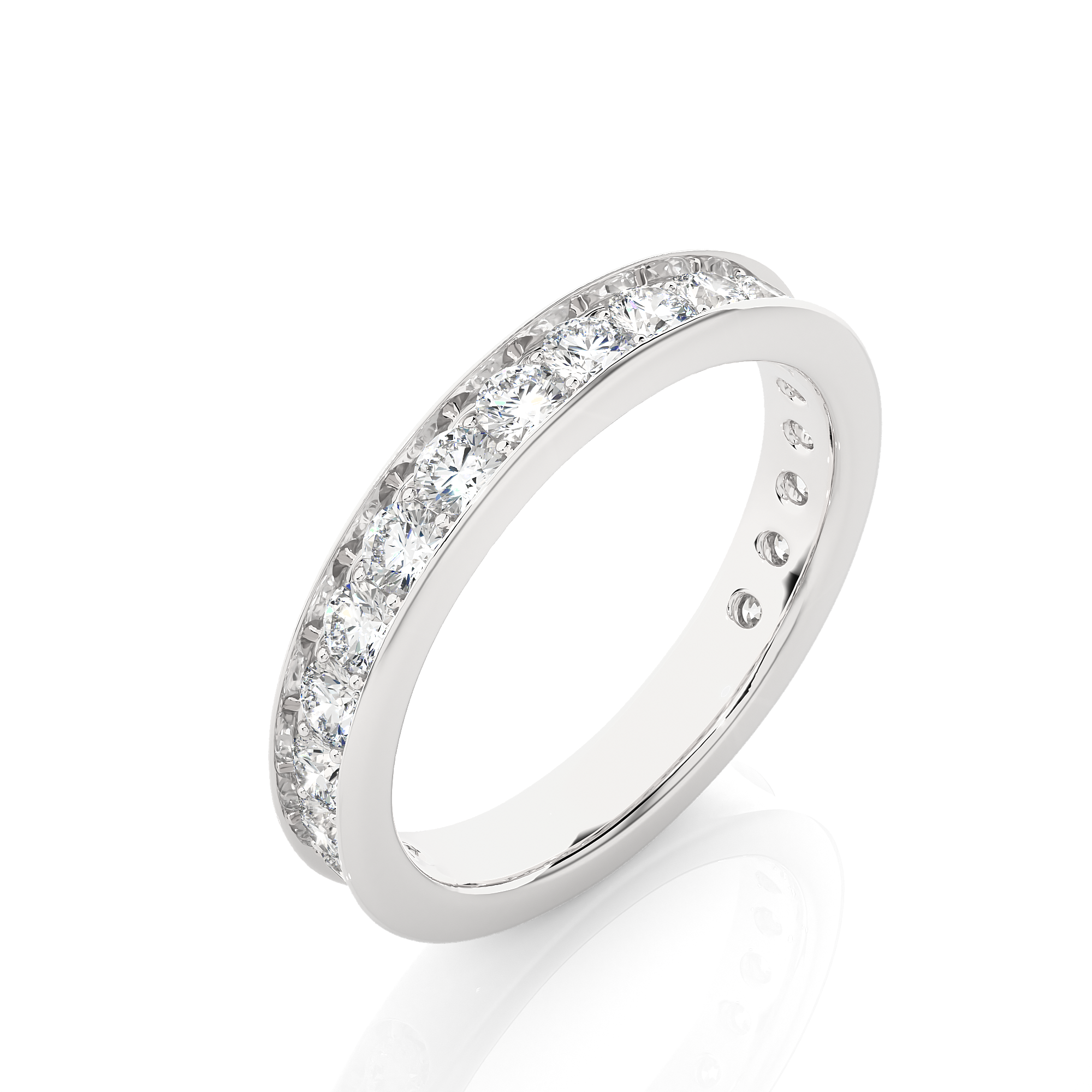1.12 Carat G Color VS1 Clarity Diamond Studded Natural Diamond Ring.