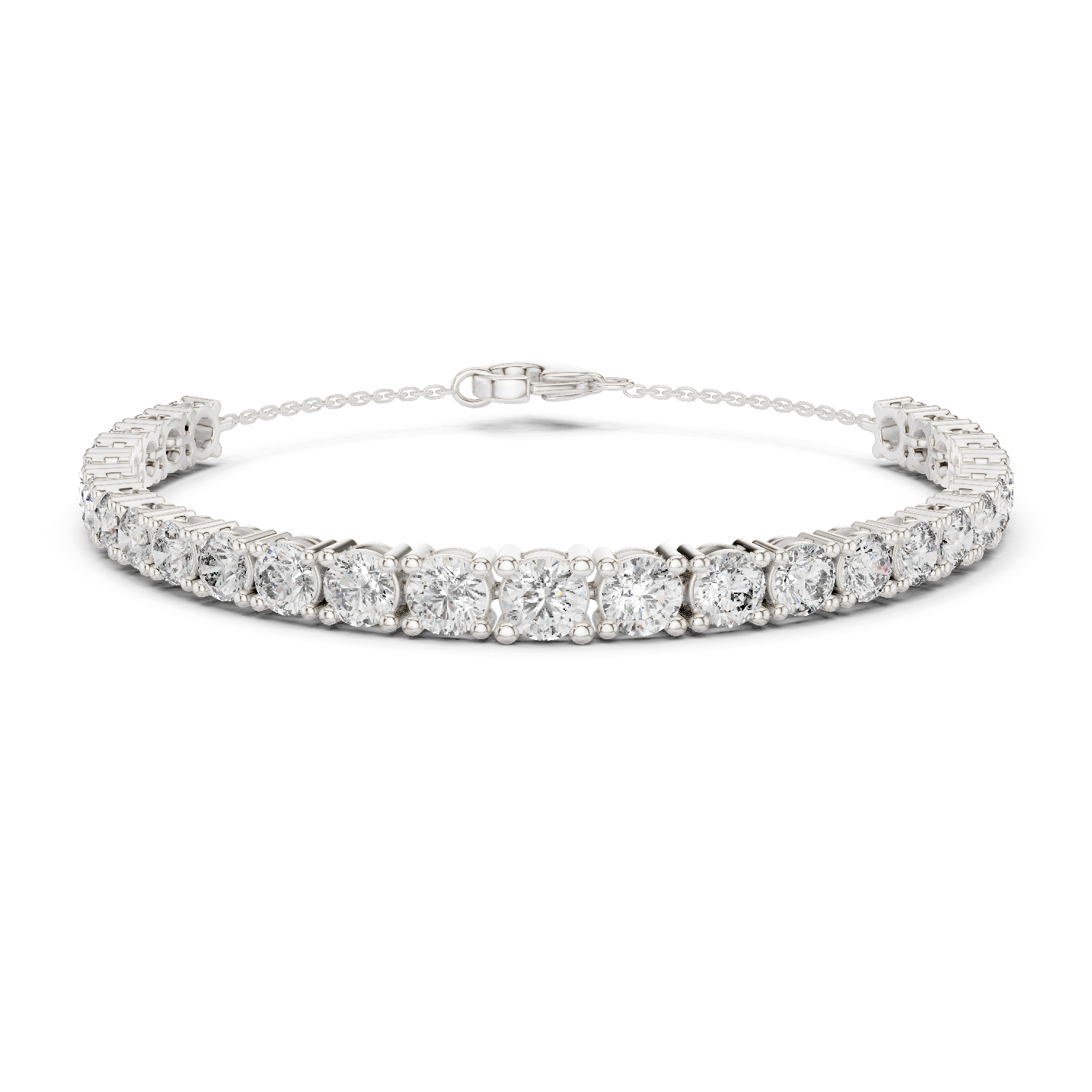Natural Diamond Tennis Bracelet – 8.06ct H/VS1 Imperial Opulence Collection