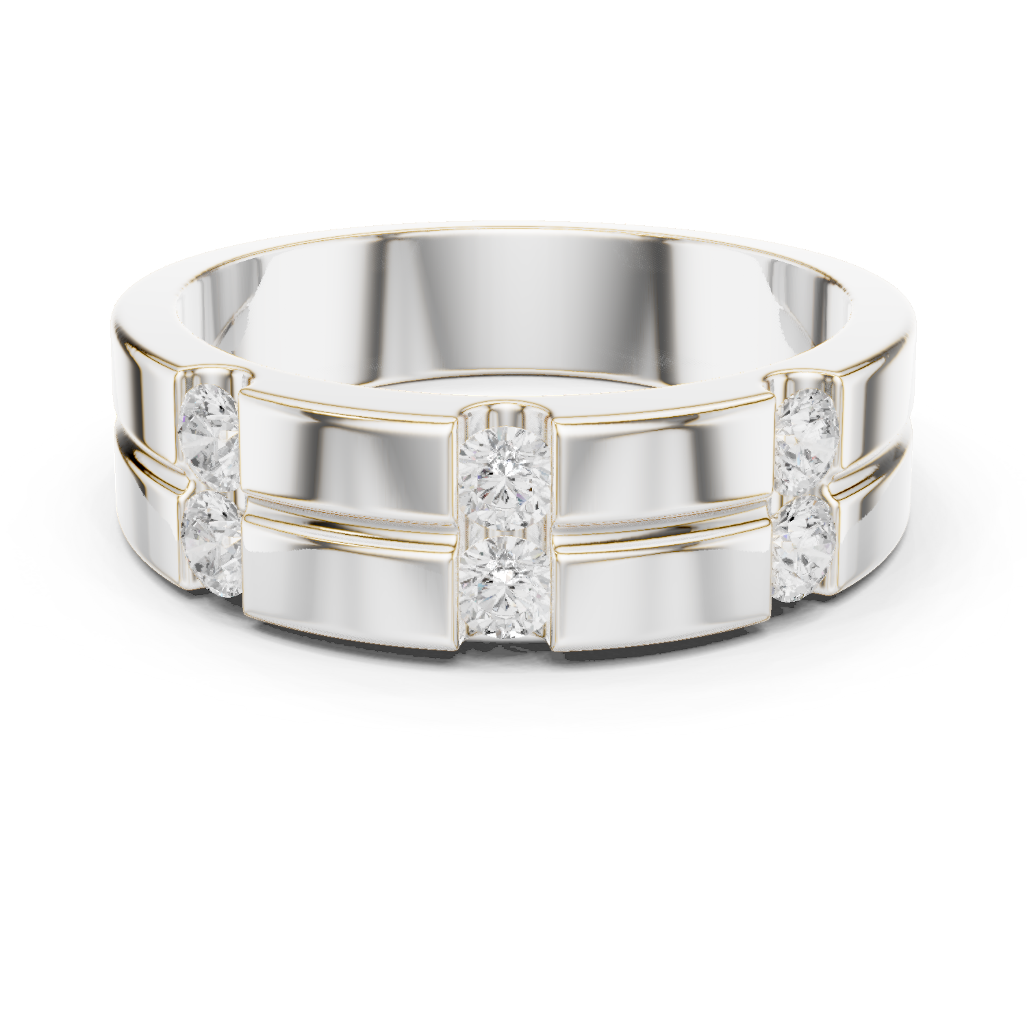 Natural Diamond Men’s Ring – 0.39ct EF/VS Elite Prestige