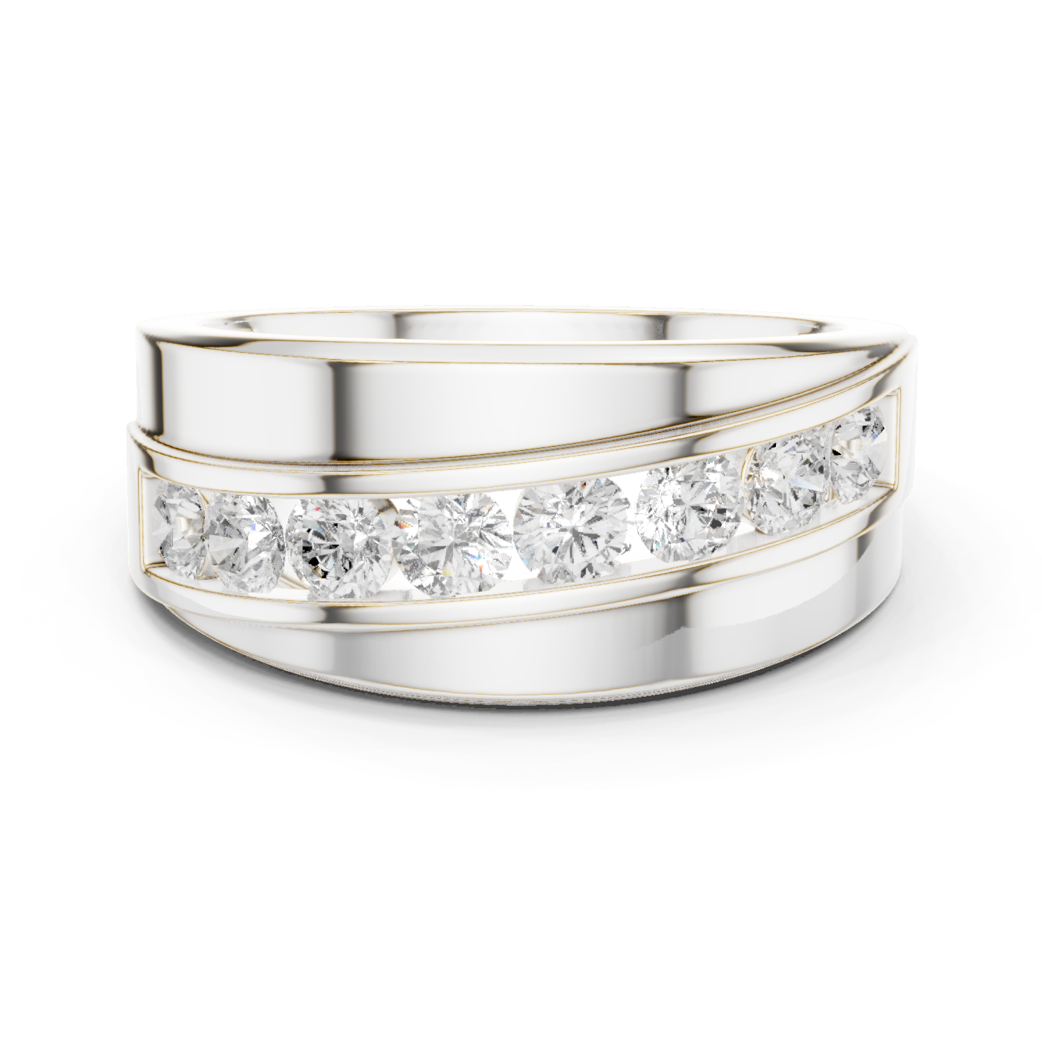 Natural Diamond Men’s Ring – 0.88ct EF/VS Prestige Luxury