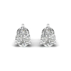 14K Gold Studded TW 4 Carat E Color VS1 Clarity Lab Grown Diamond Studs