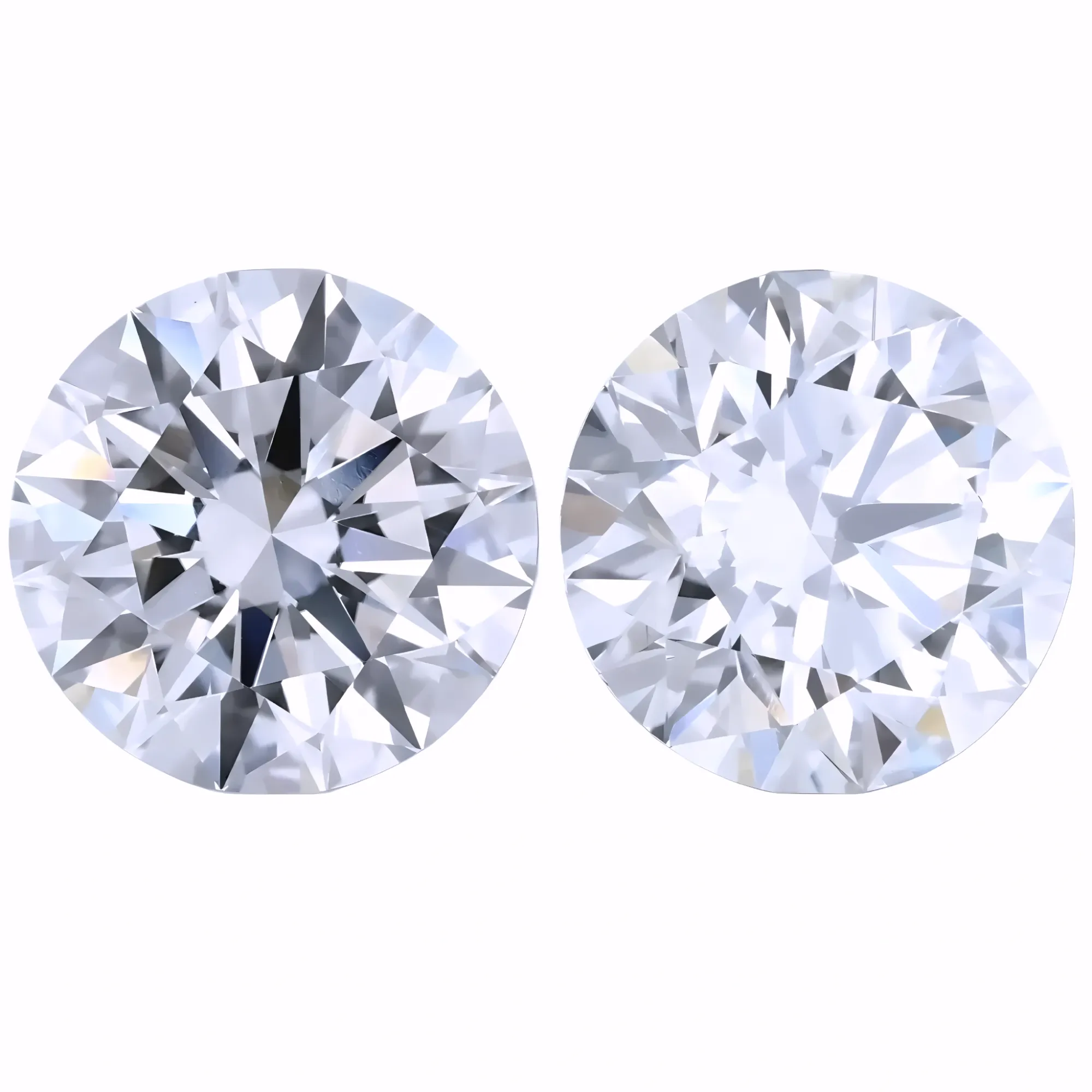 Solitairekart 3+3Carat F Color, VS1 Clarity Combo Lab Grown Diamond For Studs