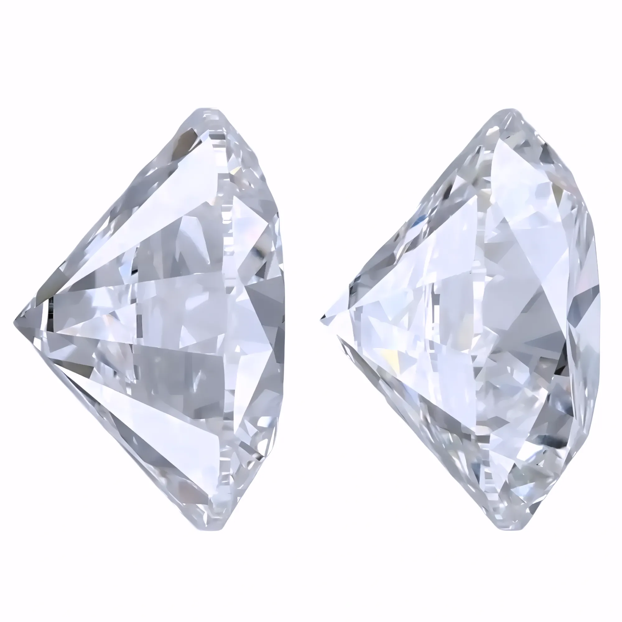 Solitairekart 3+3Carat F Color, VS1 Clarity Combo Lab Grown Diamond For Studs