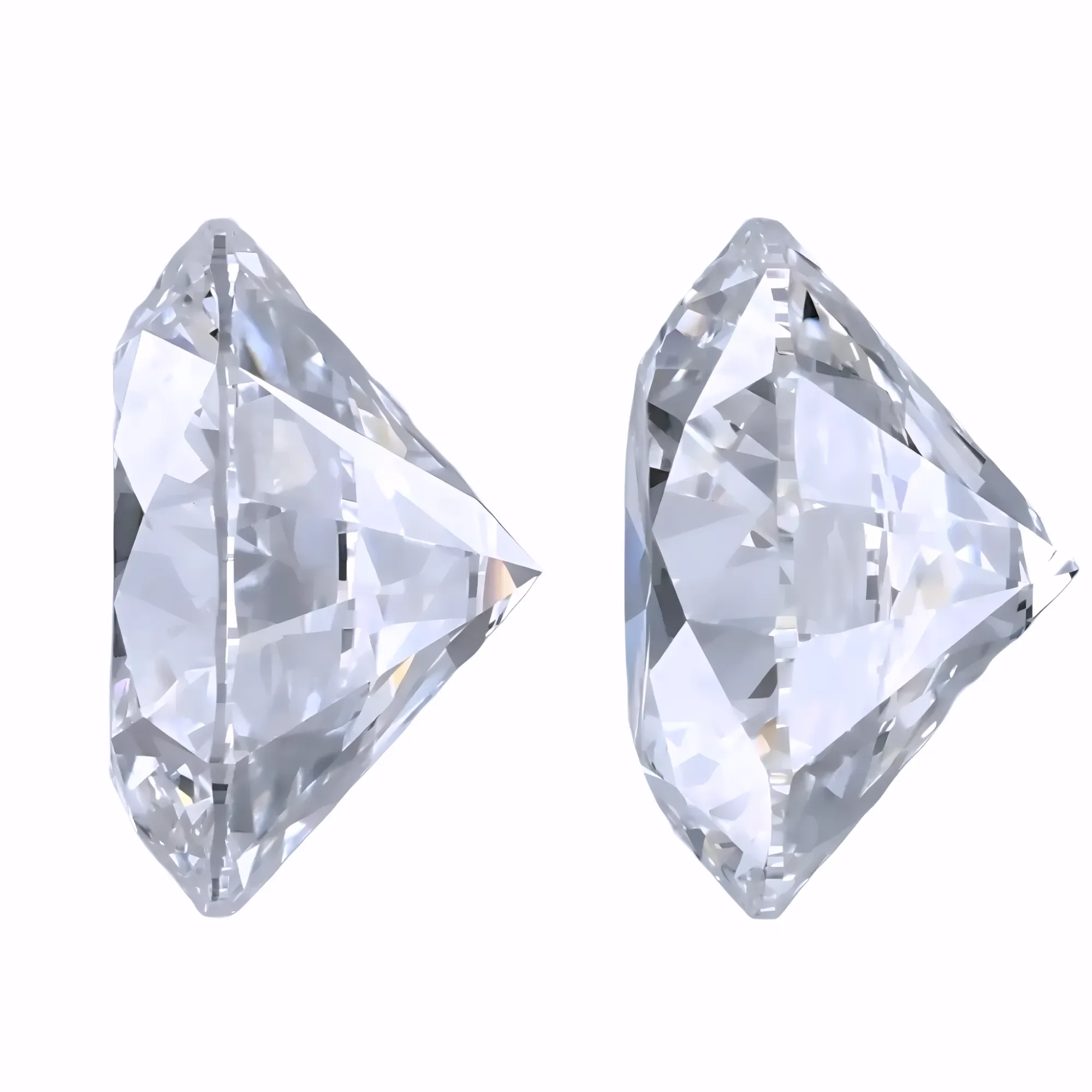 Solitairekart 3+3Carat F Color, VS1 Clarity Combo Lab Grown Diamond For Studs