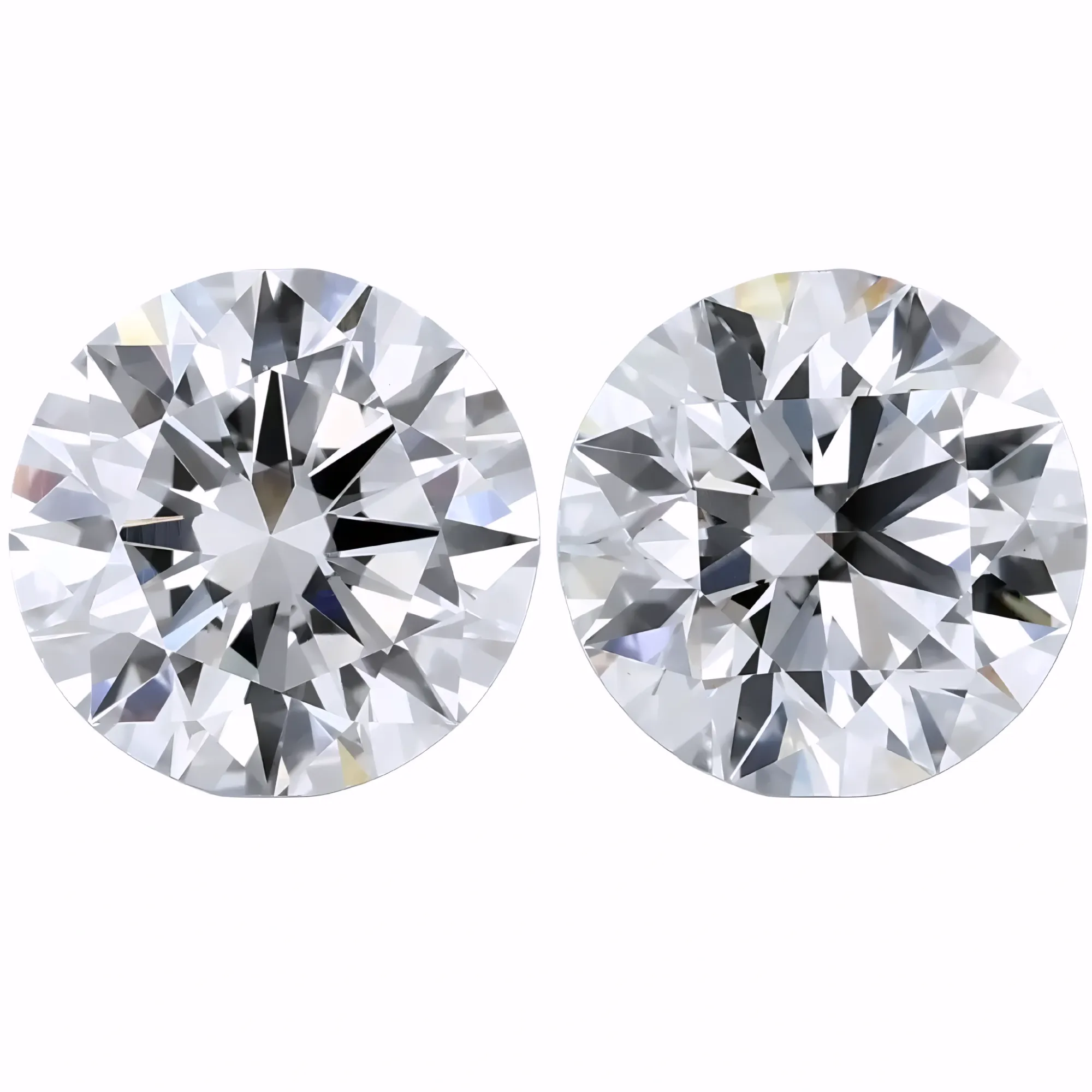 Solitairekart 3+3Carat F Color, VS1 Clarity Combo Lab Grown Diamond For Studs