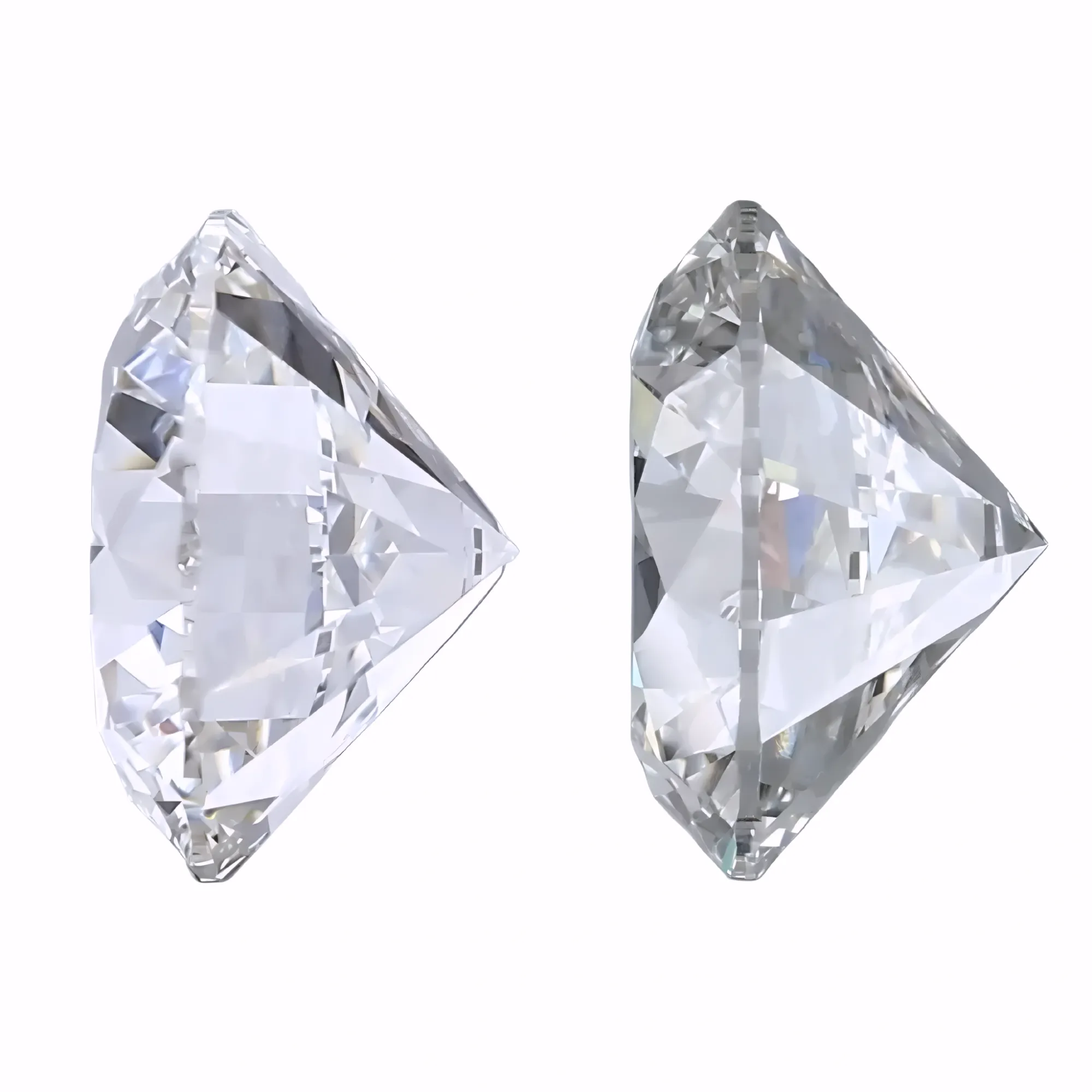 Solitairekart 3+3Carat F Color, VS1 Clarity Combo Lab Grown Diamond For Studs