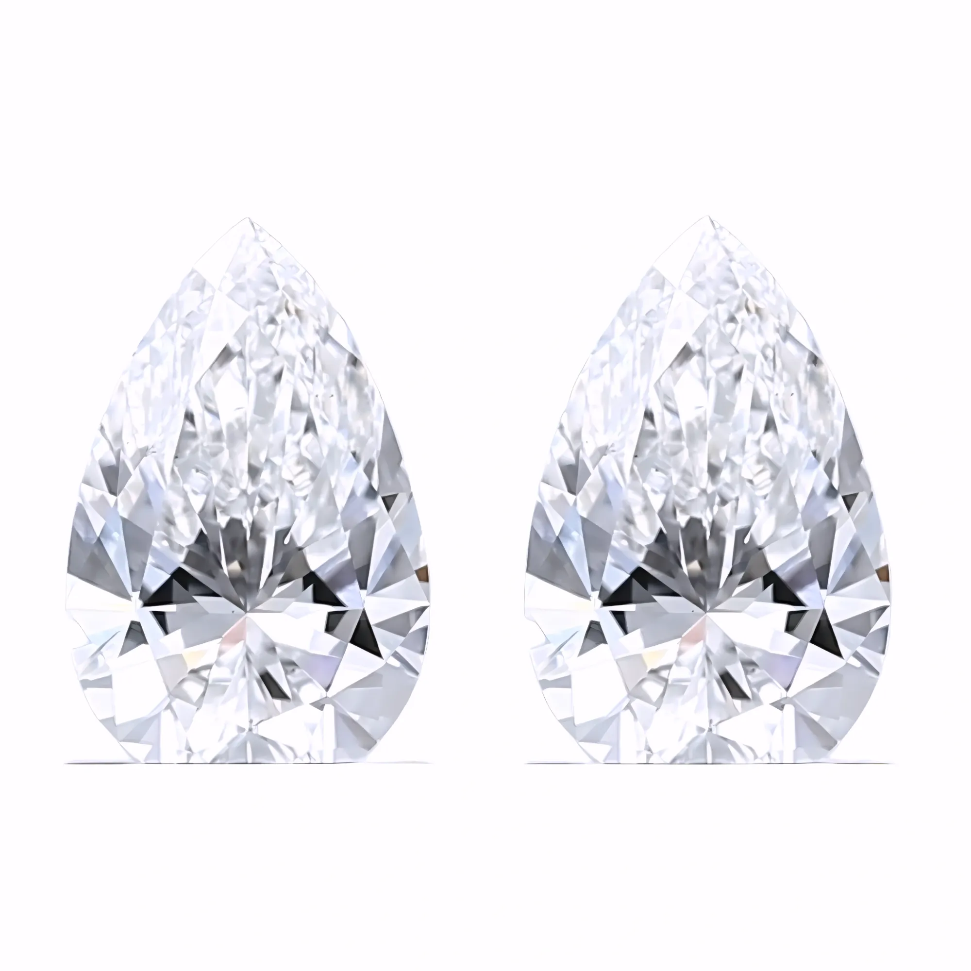 Solitairekart 1+1 Carat E Color, VS1 Clarity Combo Lab Grown Diamond For Studs