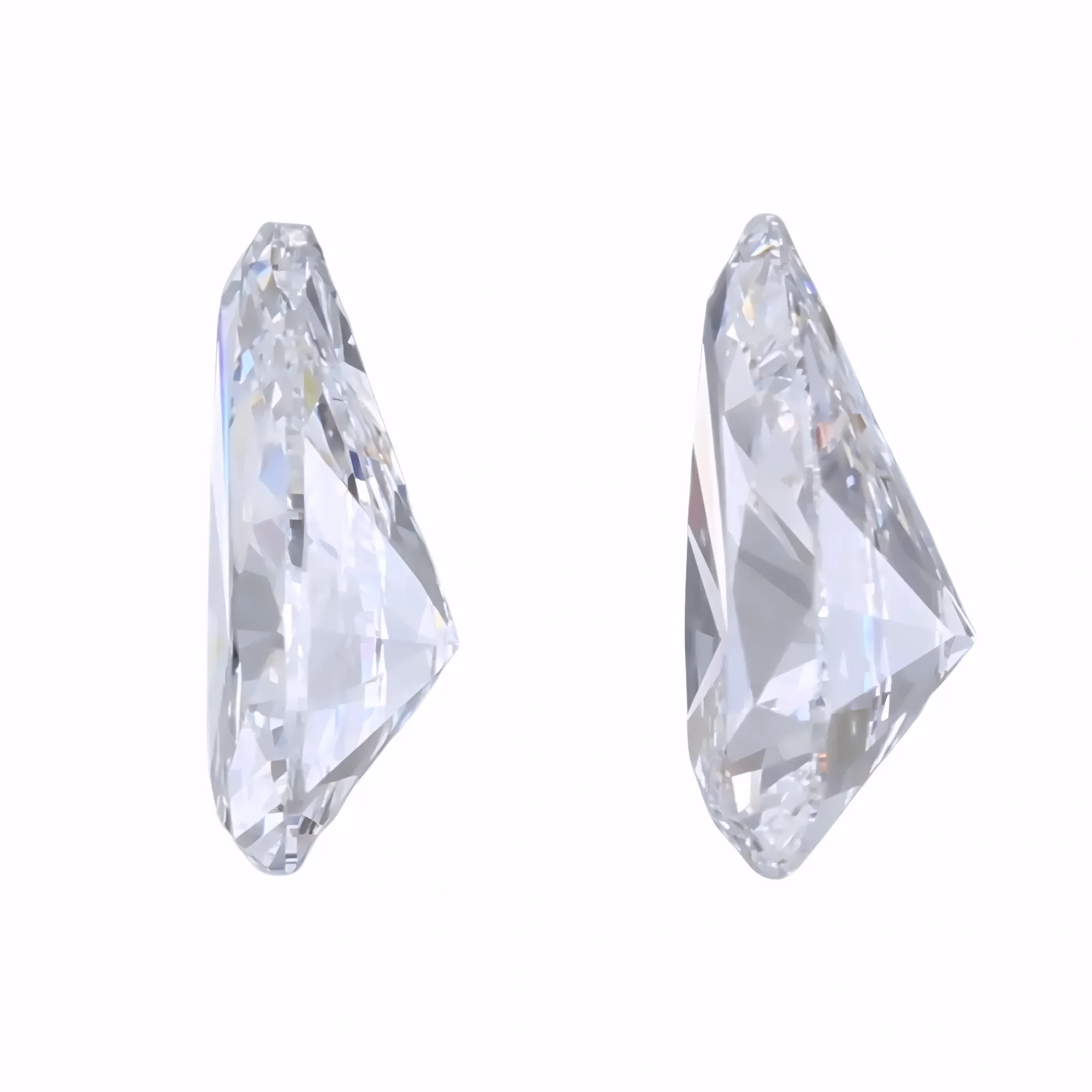 Solitairekart 1+1 Carat E Color, VS1 Clarity Combo Lab Grown Diamond For Studs