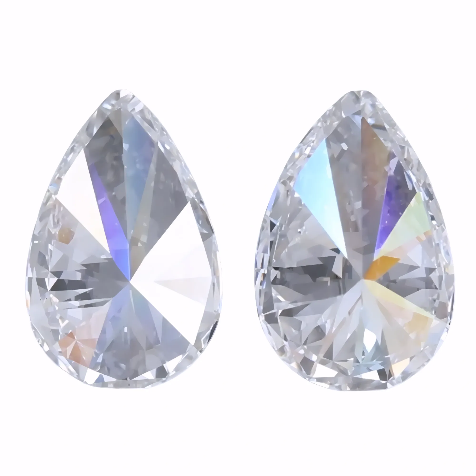 Solitairekart 1+1 Carat E Color, VS1 Clarity Combo Lab Grown Diamond For Studs