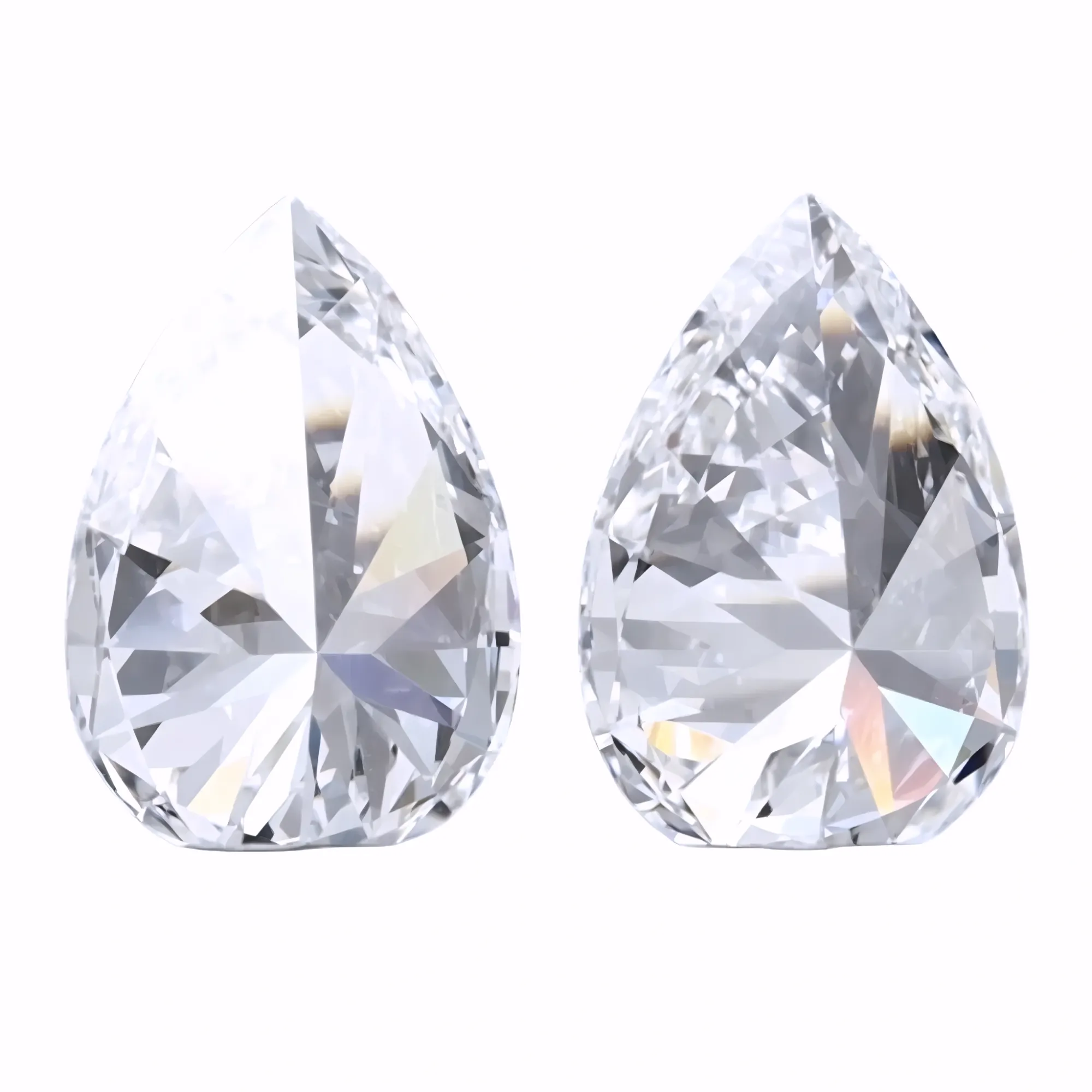 Solitairekart 1+1 Carat D Color, VS1 Clarity Combo Lab Grown Diamond For Studs