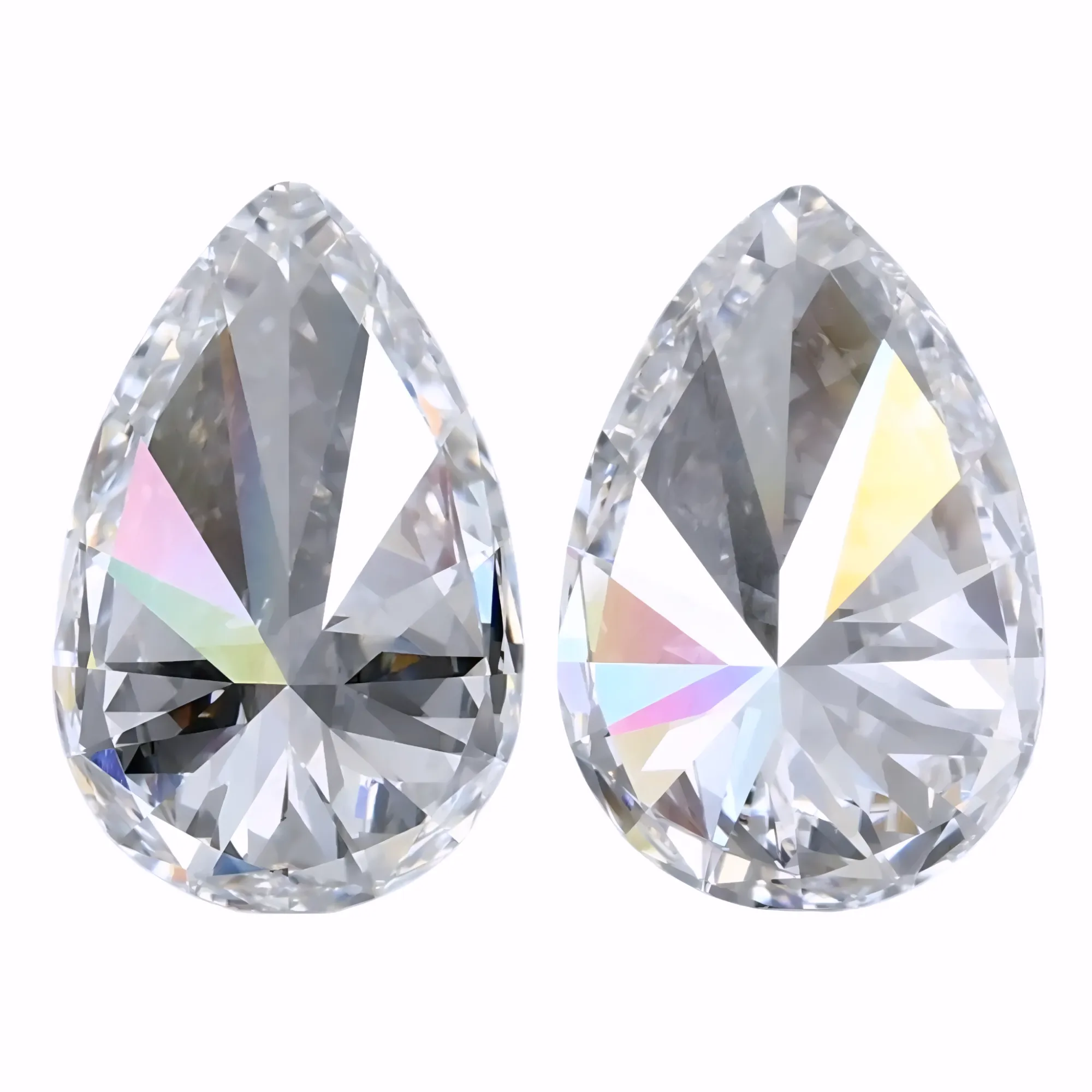 Solitairekart 2+2 Carat D Color, VS1 Clarity Combo Lab Grown Diamond For Studs