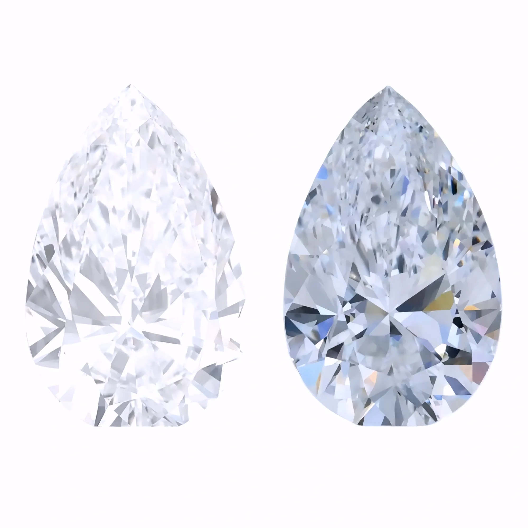 Solitairekart 2+2 Carat D Color, VS1 Clarity Combo Lab Grown Diamond For Studs