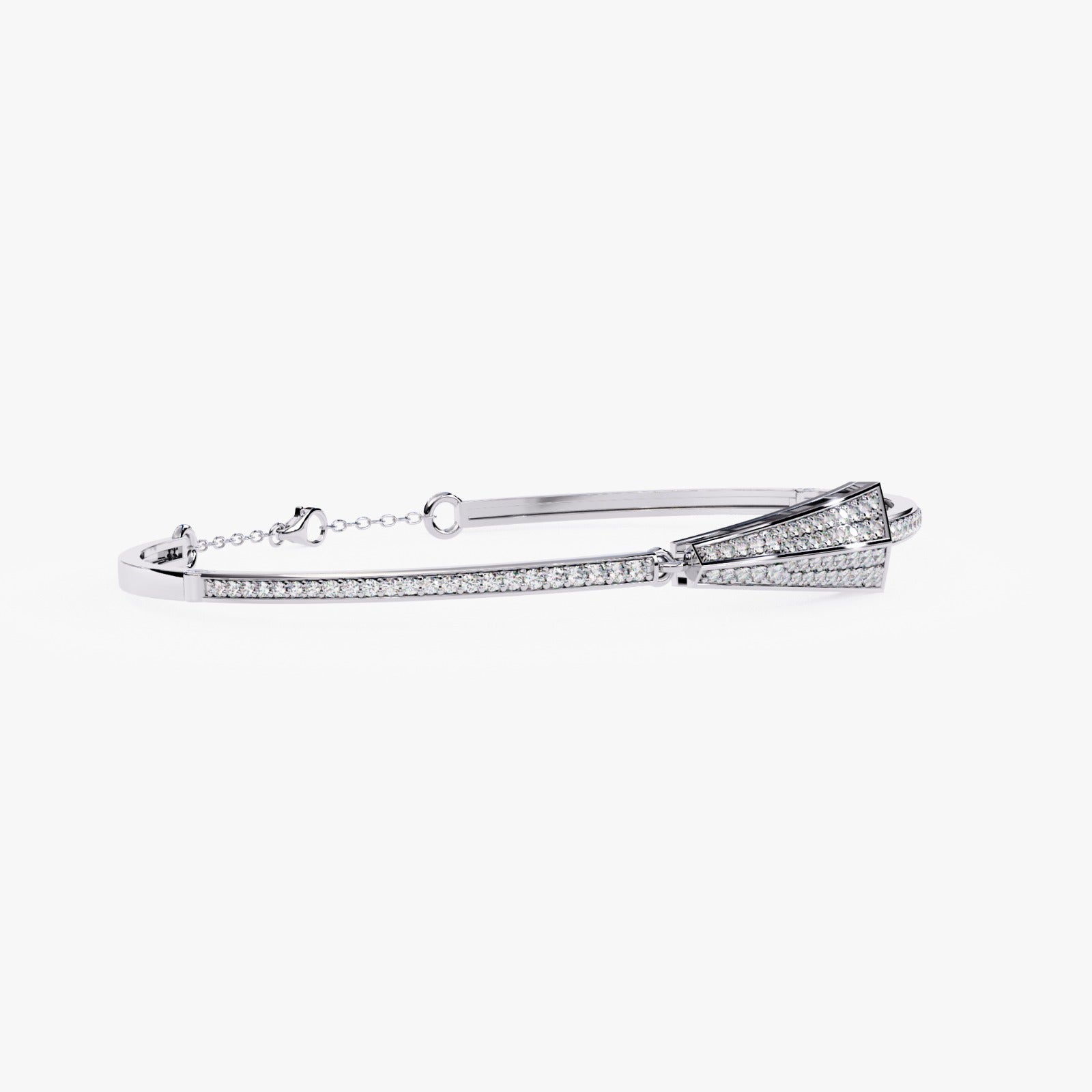 Solitairekart 0.55ct Lab Grown Diamond Arrow Bracelet