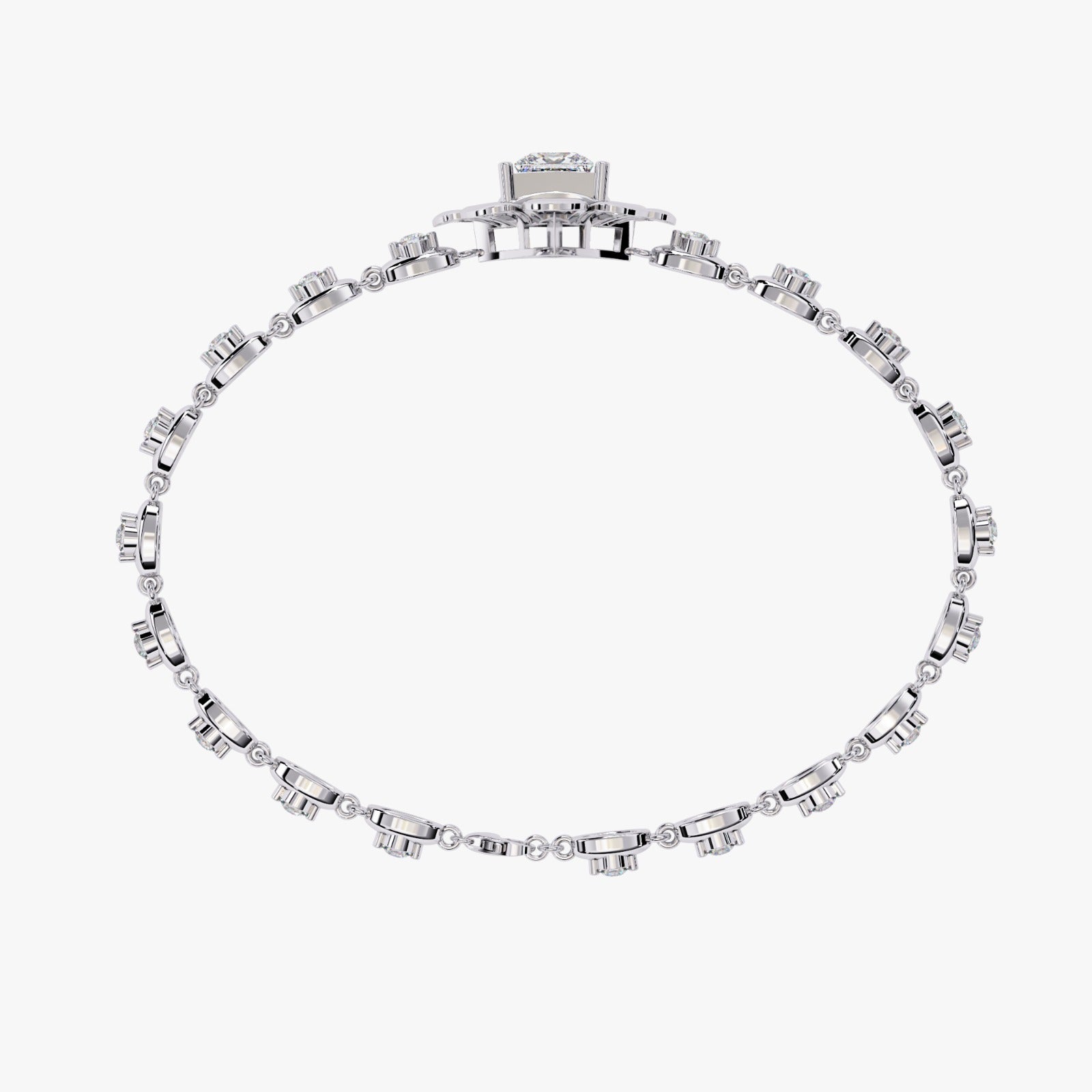 Solitairekart 2.11ct Lab Grown Diamond Bracelet