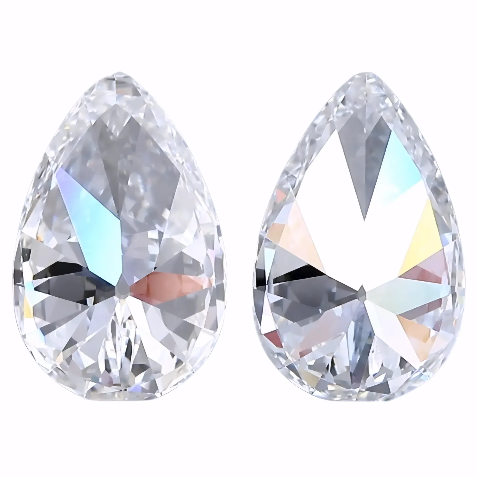 Solitairekart 2+2 Carat E Color, VS1 Clarity Combo Lab Grown Diamond For Studs