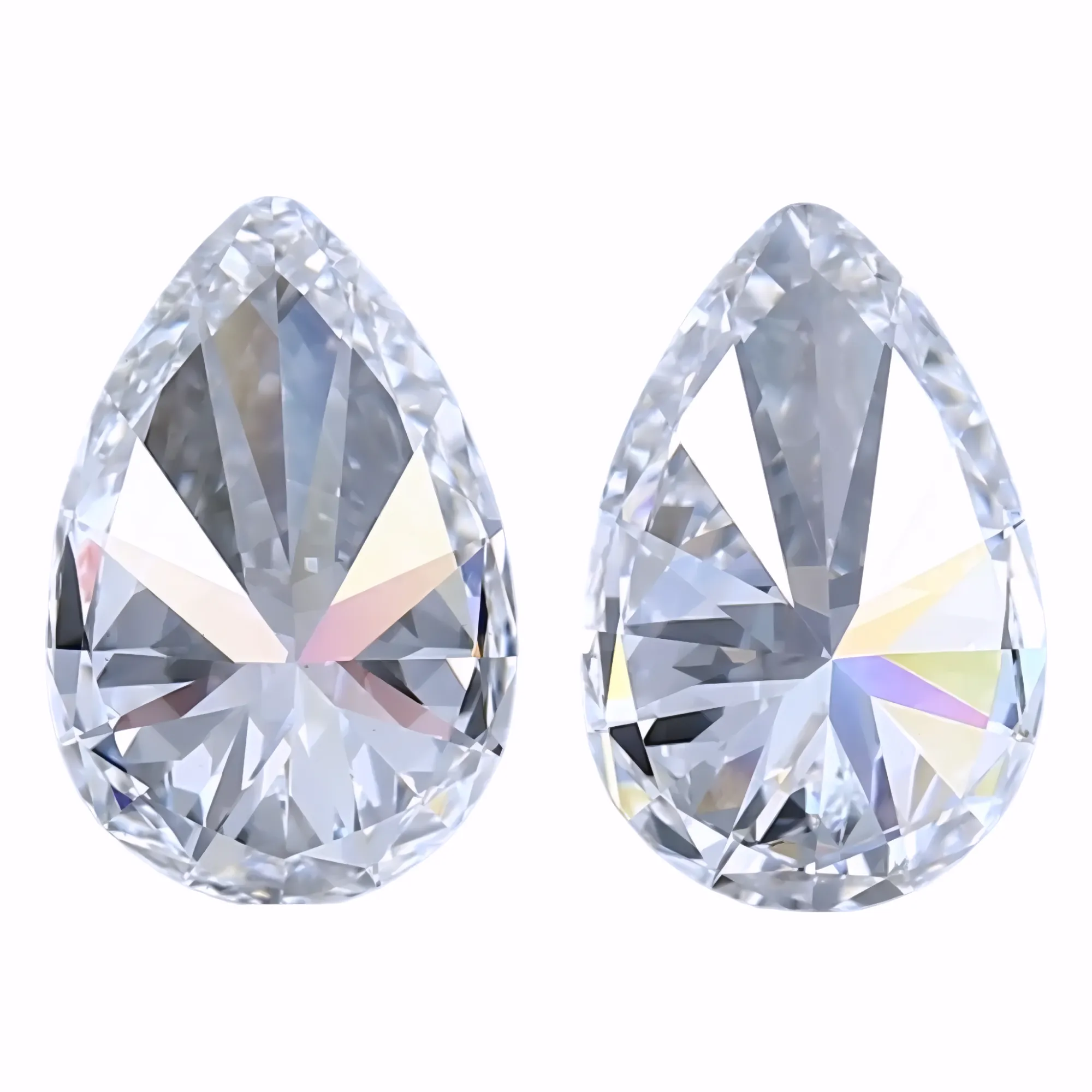 Solitairekart 2+2 Carat E Color, VS1 Clarity Combo Lab Grown Diamond For Studs