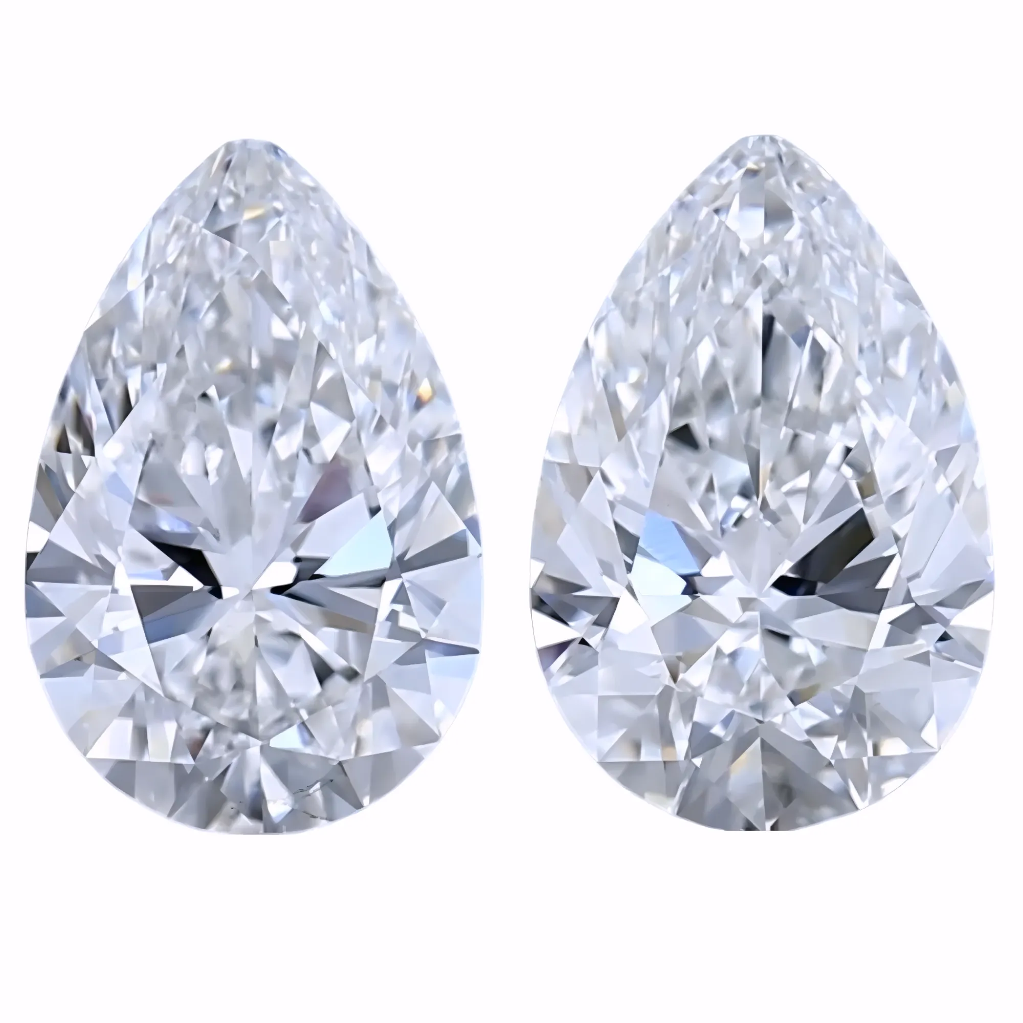 Solitairekart 2+2 Carat E Color, VS1 Clarity Combo Lab Grown Diamond For Studs