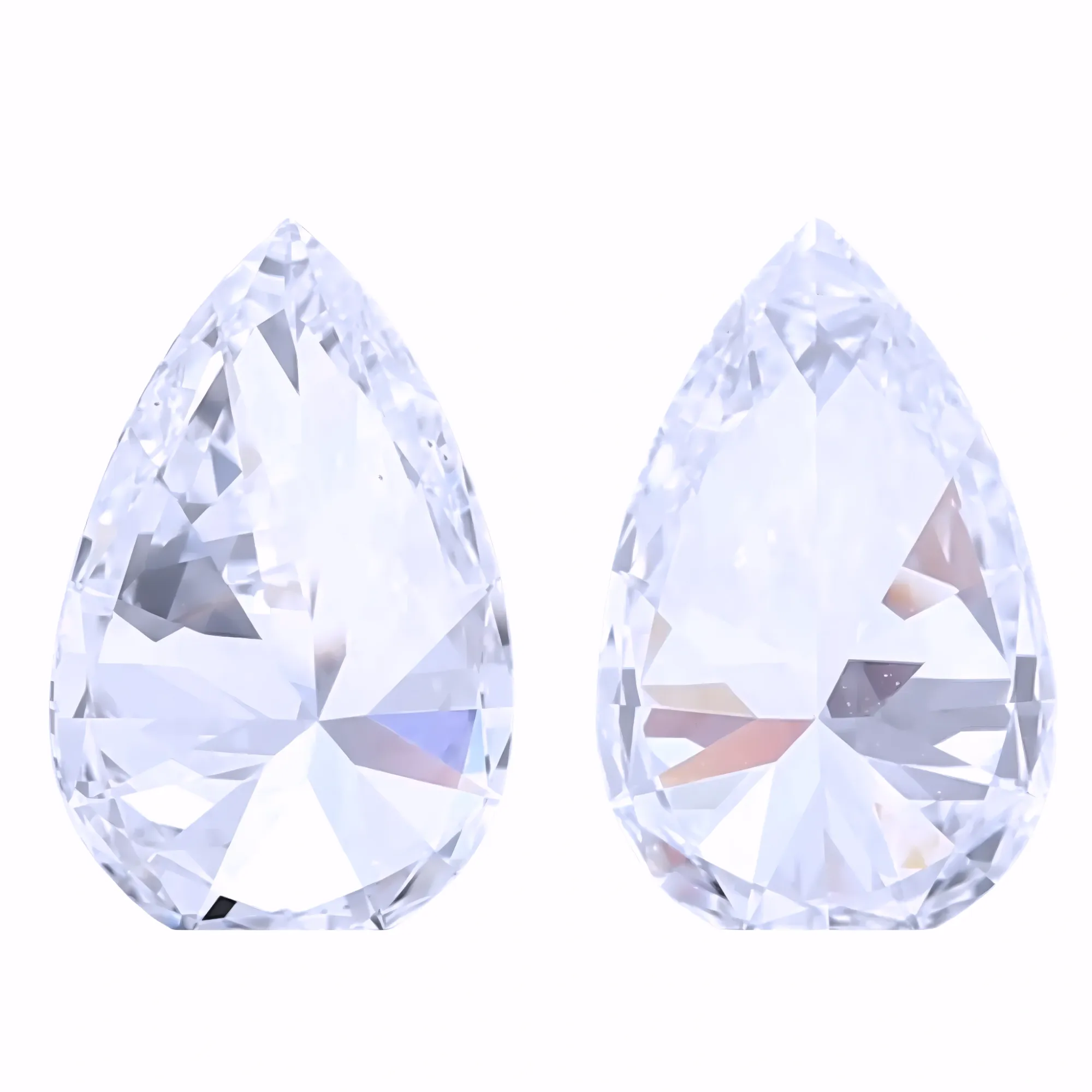 Solitairekart 2+2 Carat E Color, VS1 Clarity Combo Lab Grown Diamond For Studs