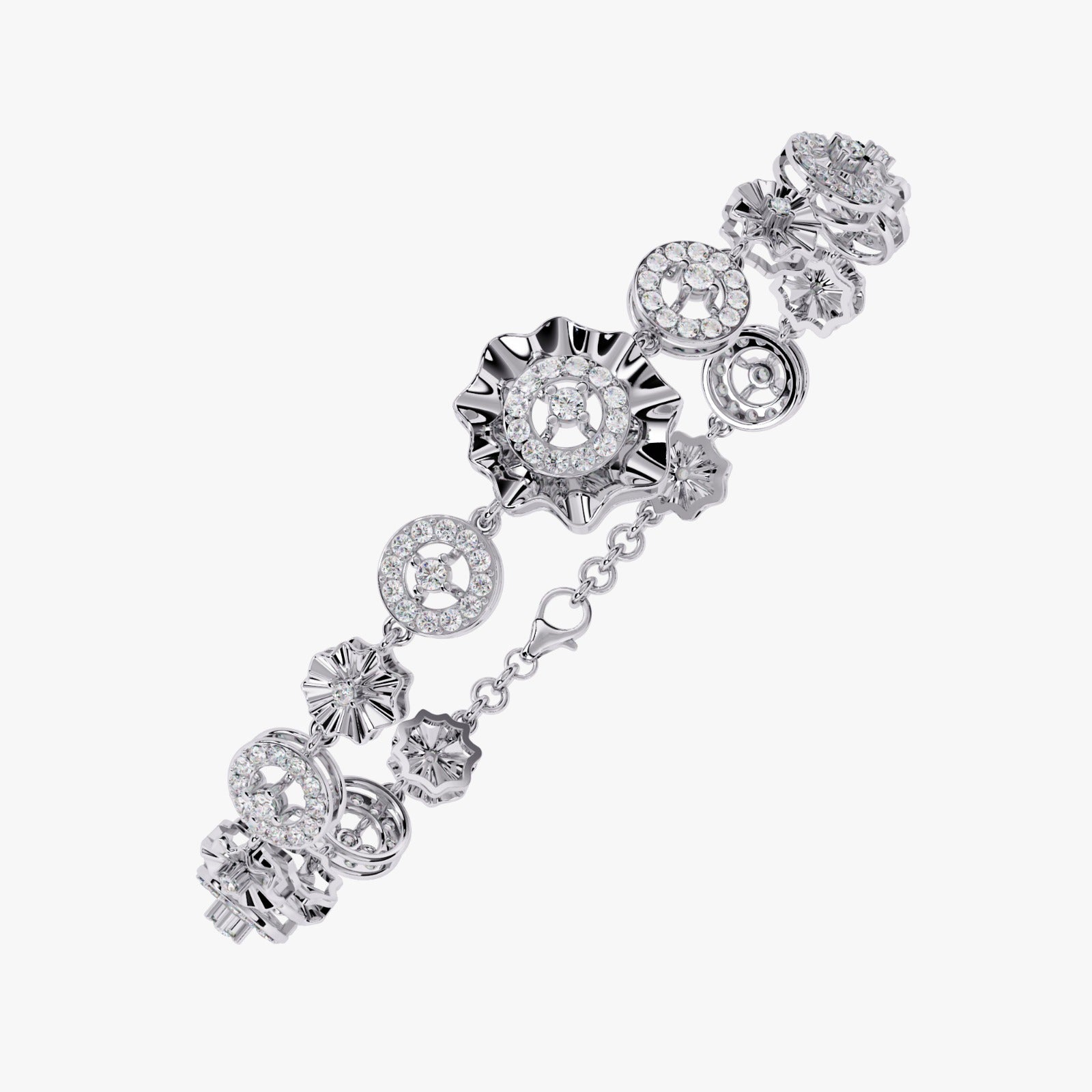 Solitairekart 1.29ct Lab Grown Diamond Bracelet