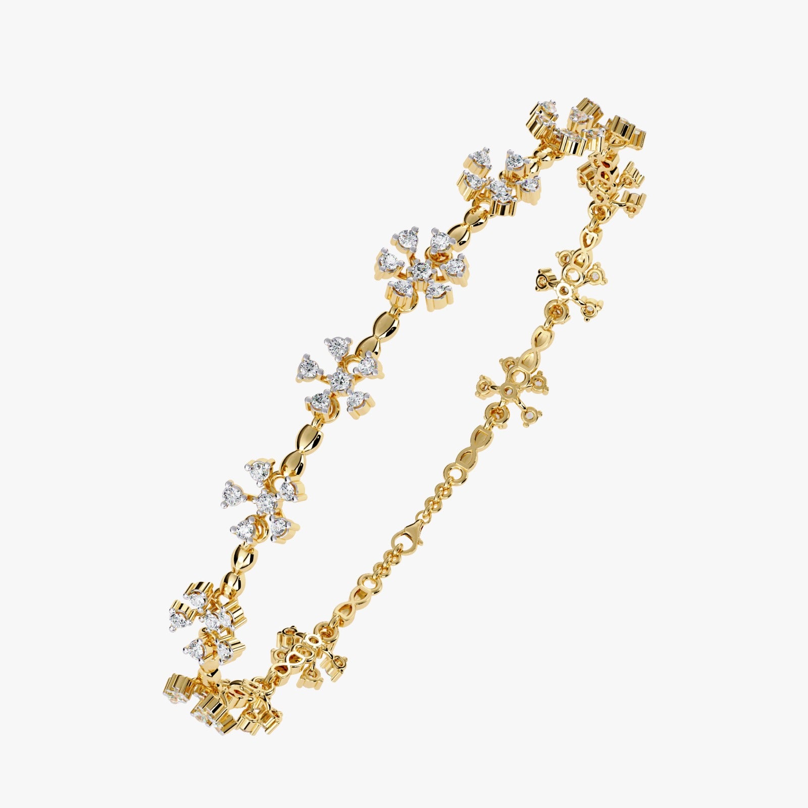 Solitairekart 0.91ct Lab Grown Diamond Bracelet