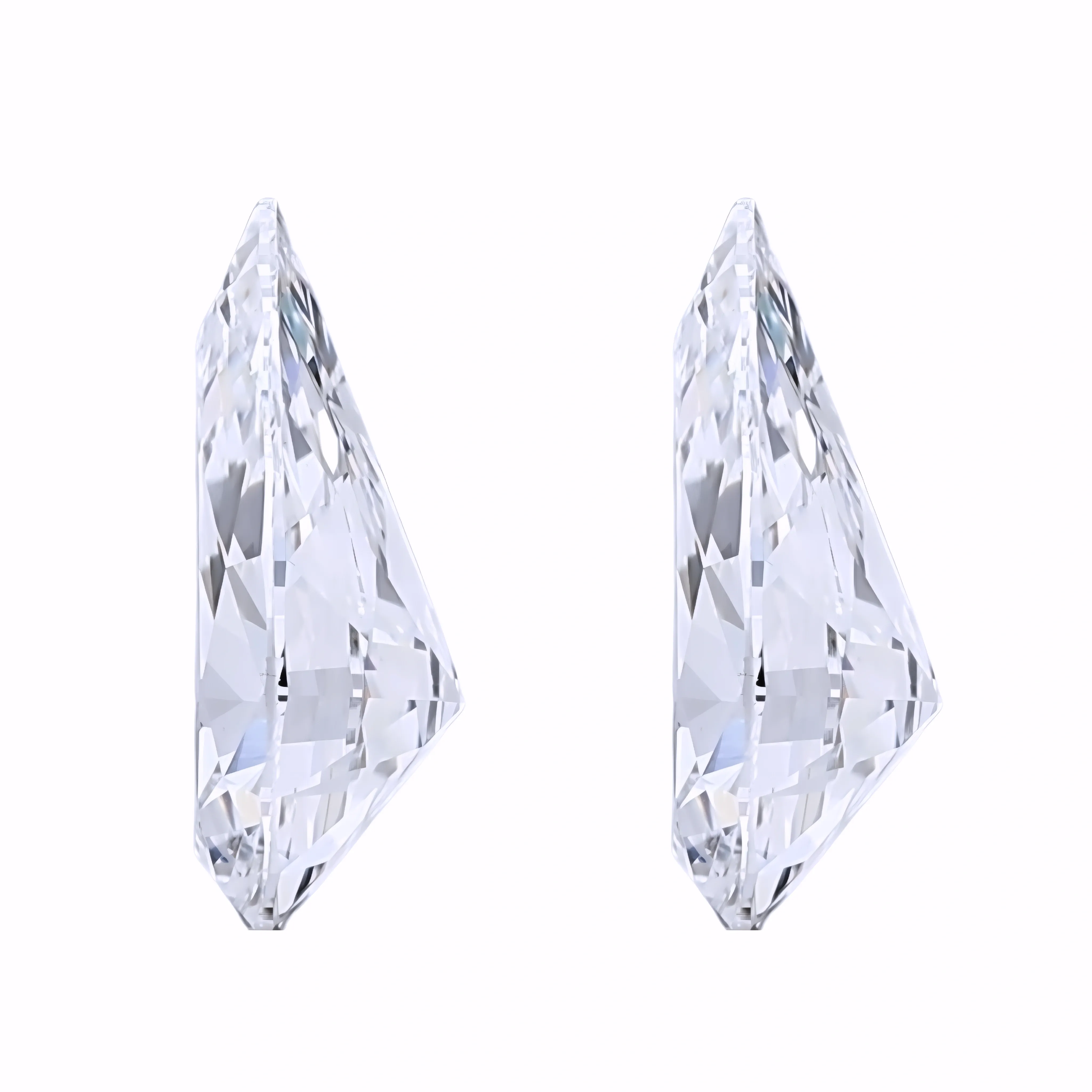 Solitairekart 1.01+1.01 Carat F Color, VS1 Clarity Combo Lab Grown Diamond For Studs